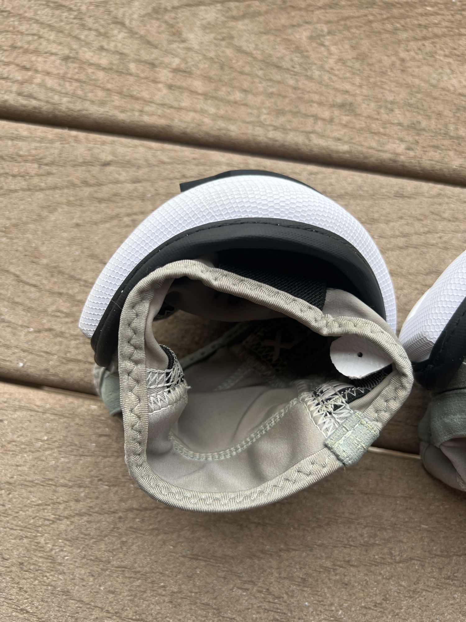 Mark Glicini Game White Used STX Stallion 900 Elbow Pads SidelineSwap