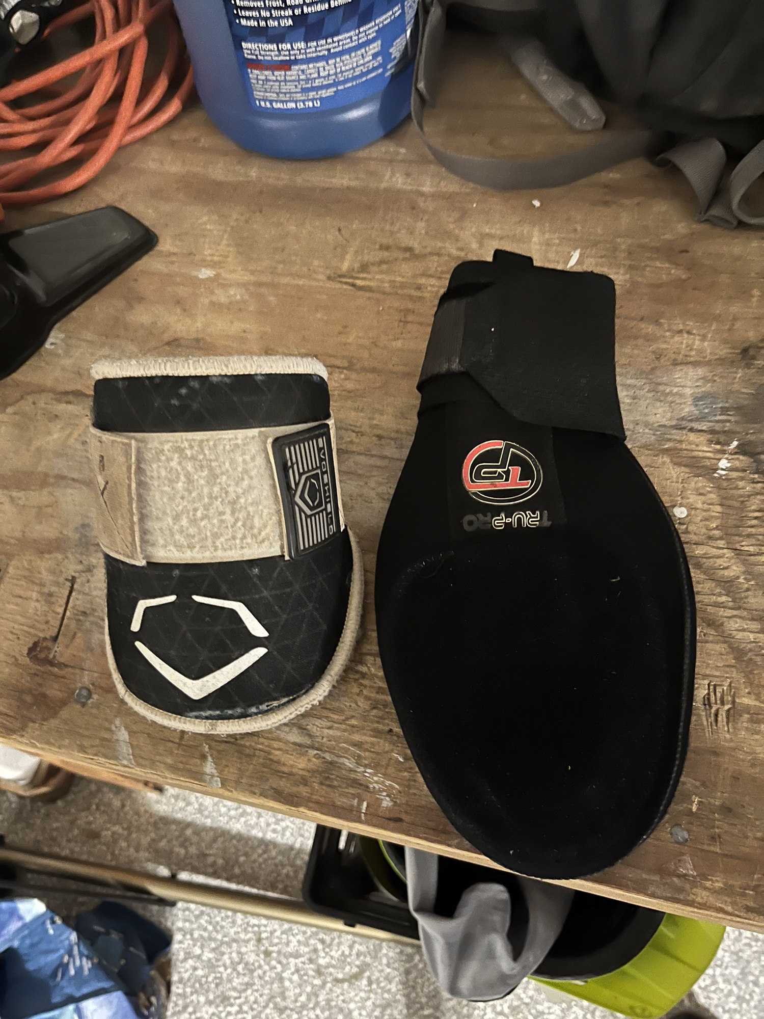 Used Evoshield elbow guard and TruPro sliding mitt Bundle SidelineSwap