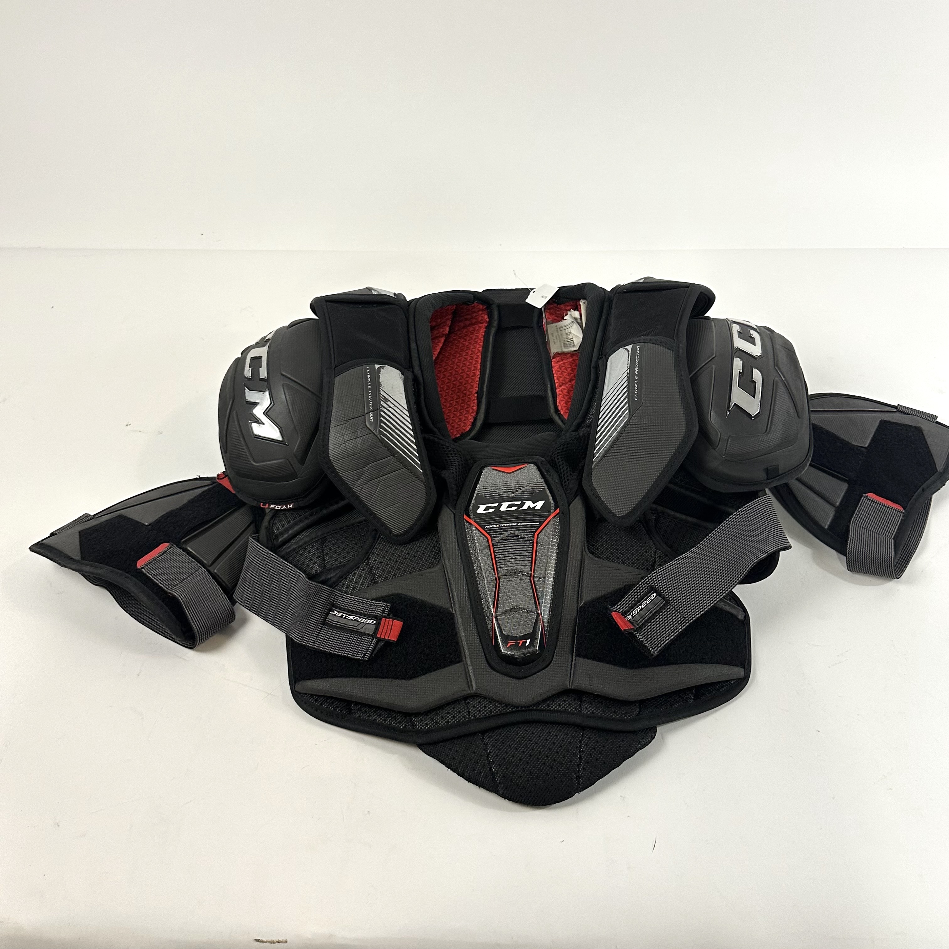 Used CCM Jetspeed FT1 Shoulder Pads Senior Medium A1233 SidelineSwap