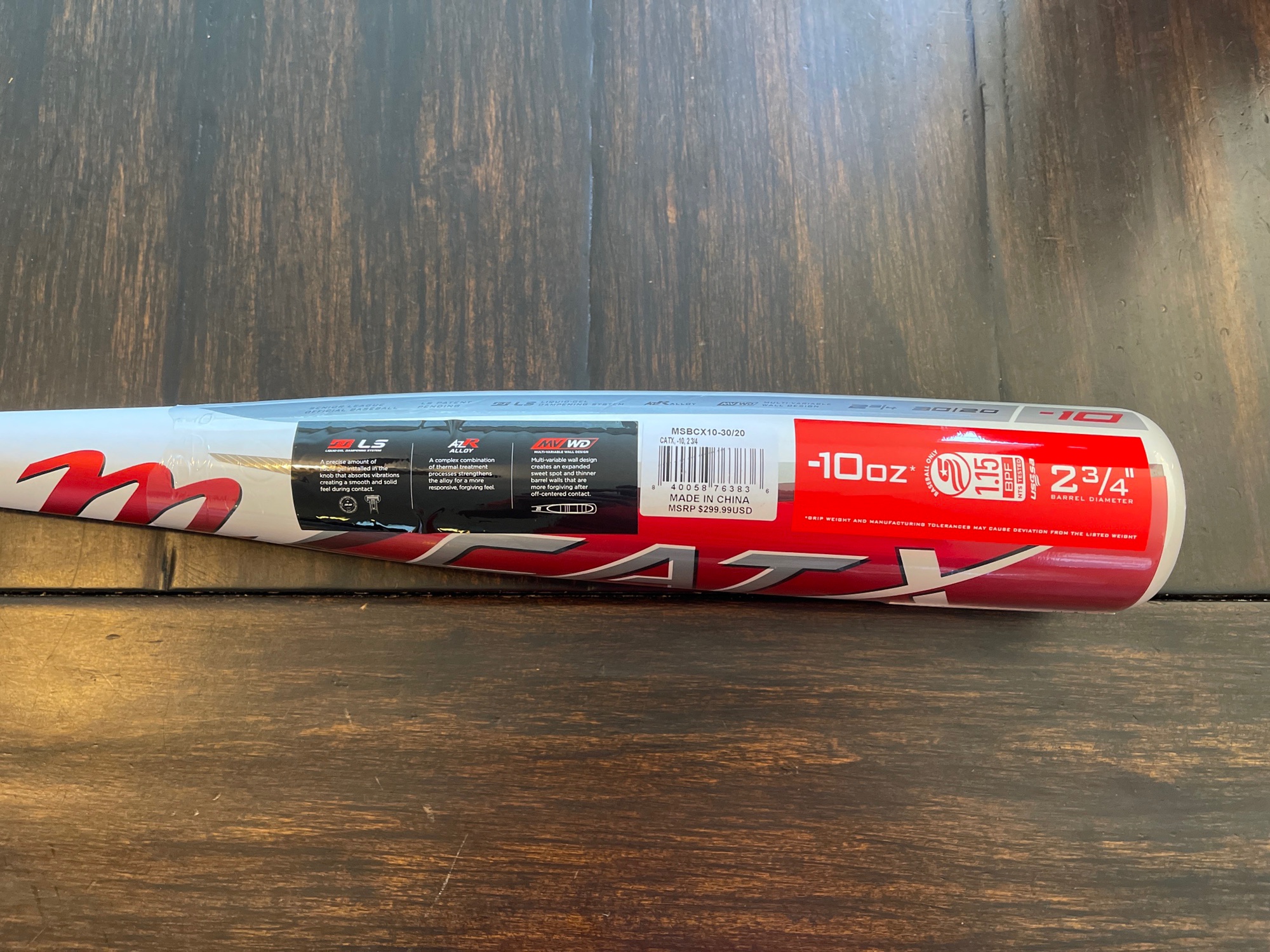 2023 Alloy (10) 20 oz 30" CAT X Bat Brand New SidelineSwap