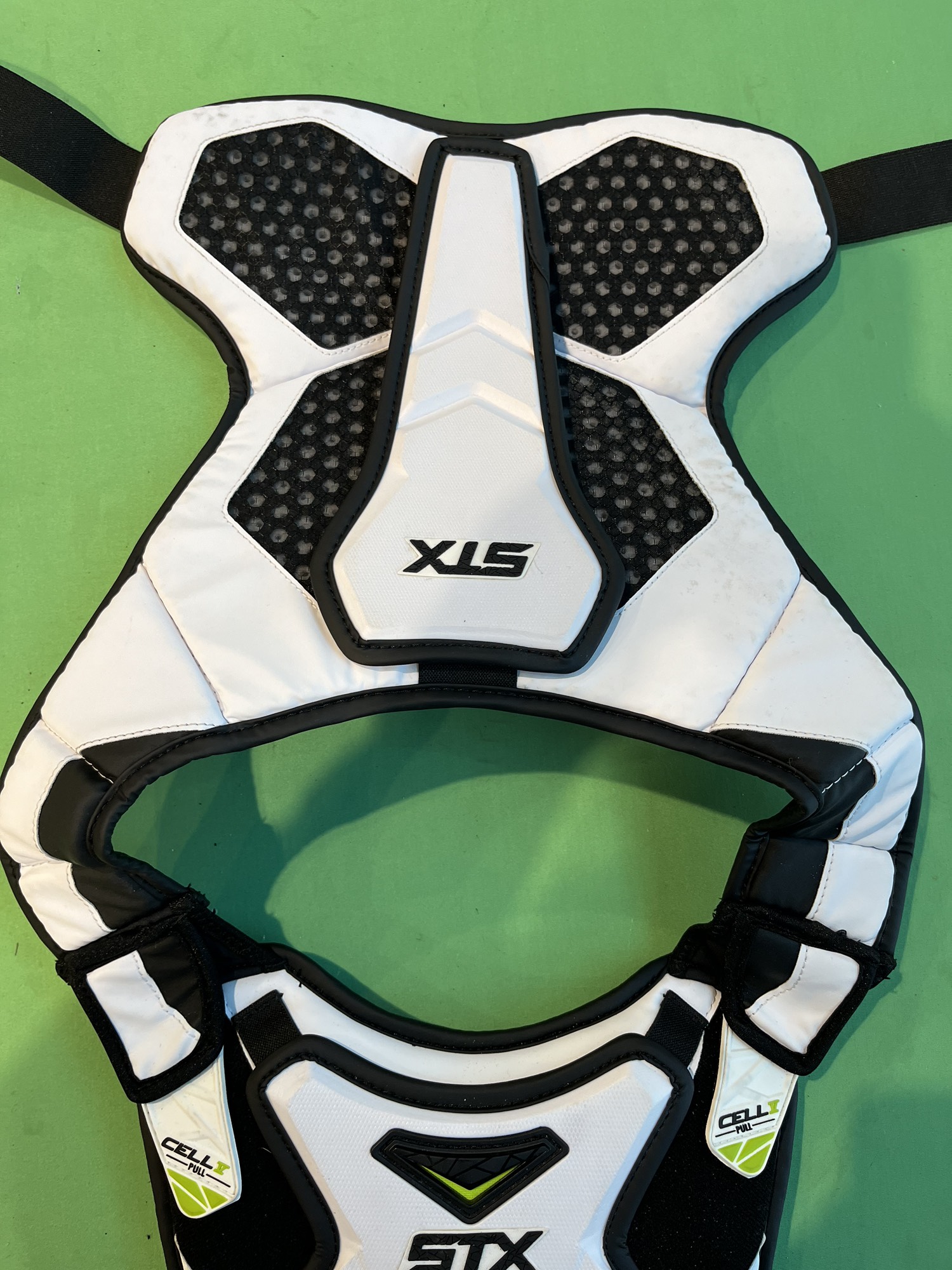 Used Extra Large STX NOCSAE Certified Cell V Shoulder Pads SidelineSwap
