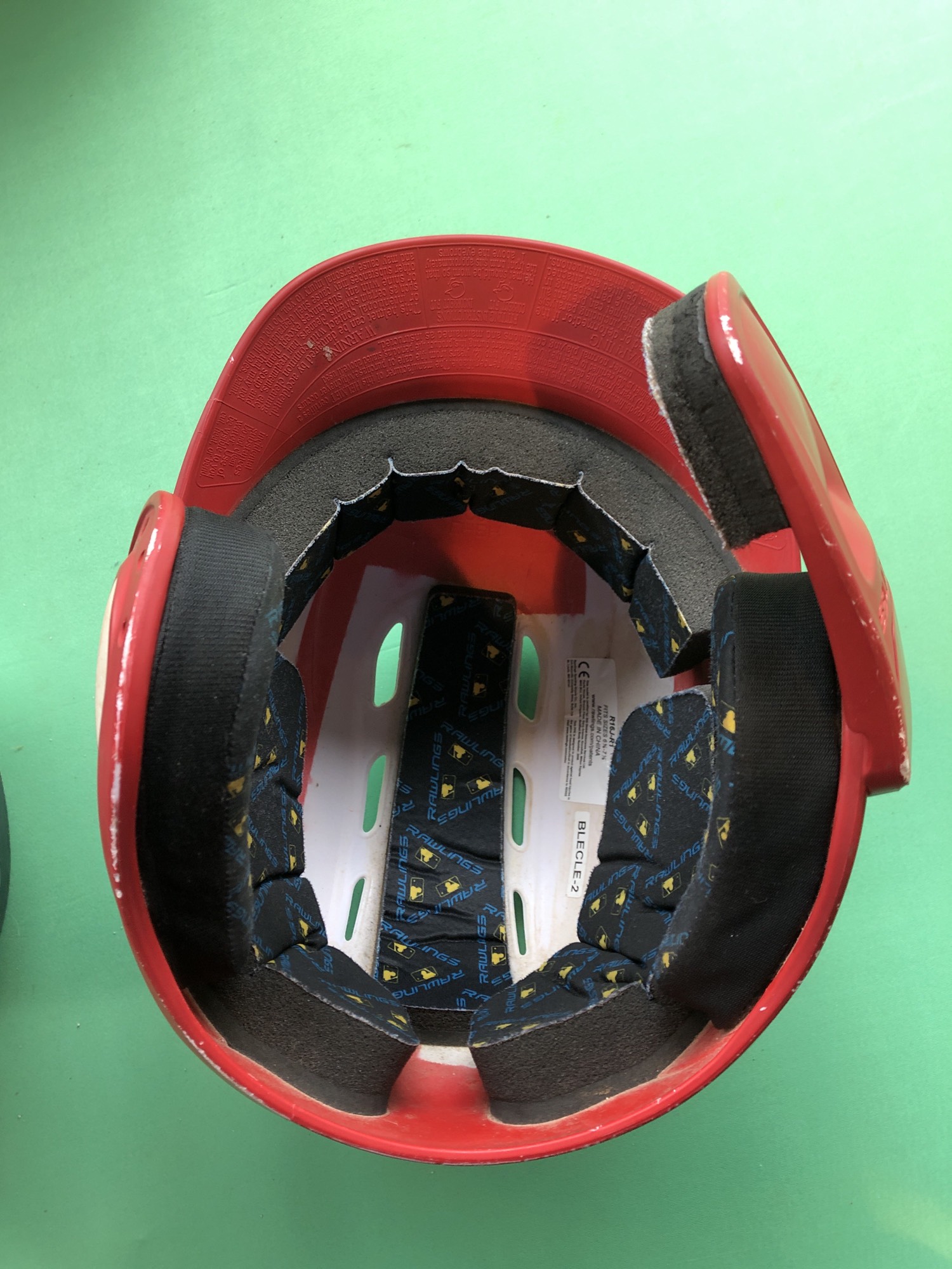 Used Rawlings Batting Helmet Bundle with Jaw Guards (6 3/8 7 1/8