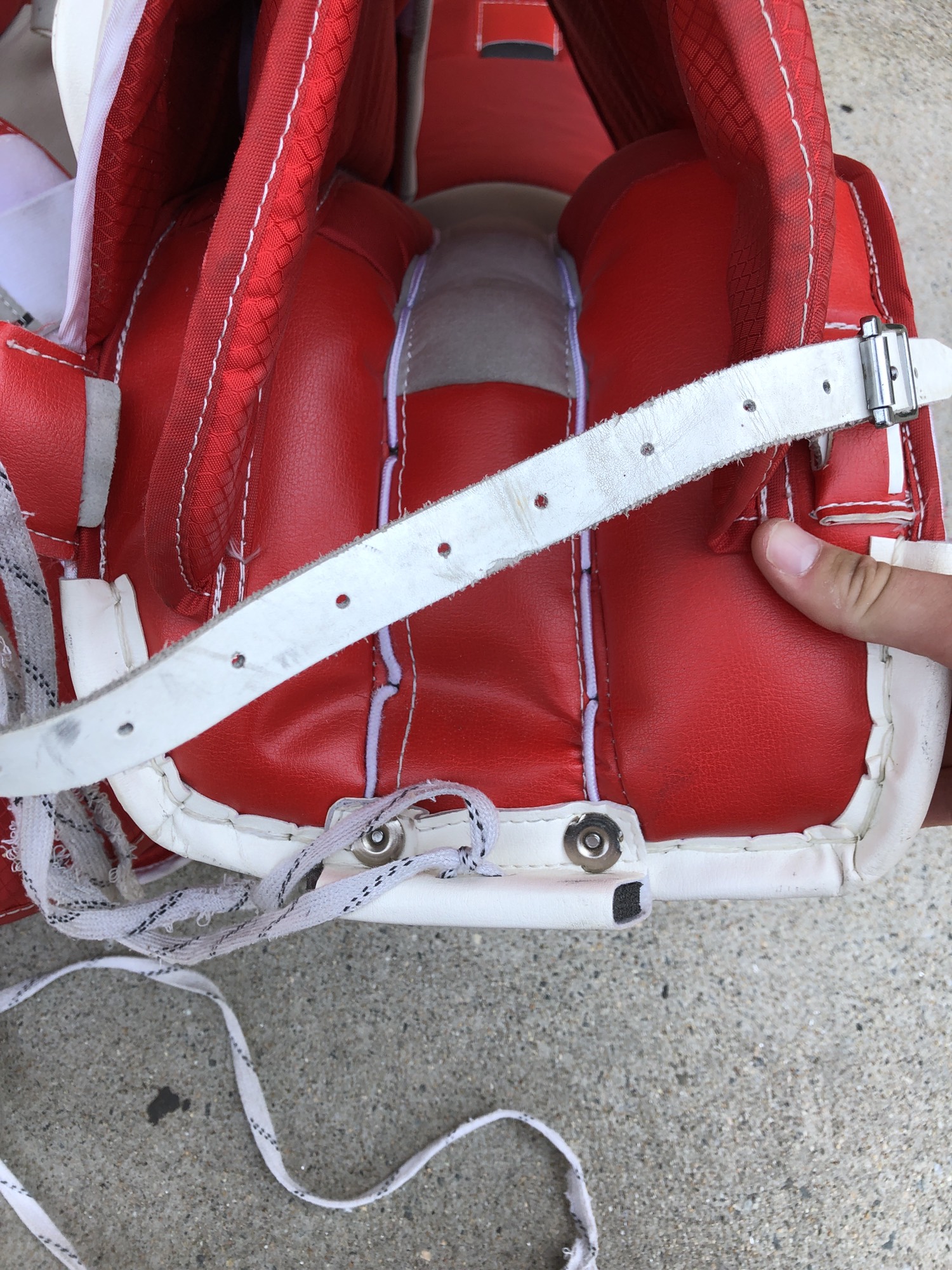 Used CCM Premier R1.9 Hockey Goalie Leg Pads (32" + 1") SidelineSwap