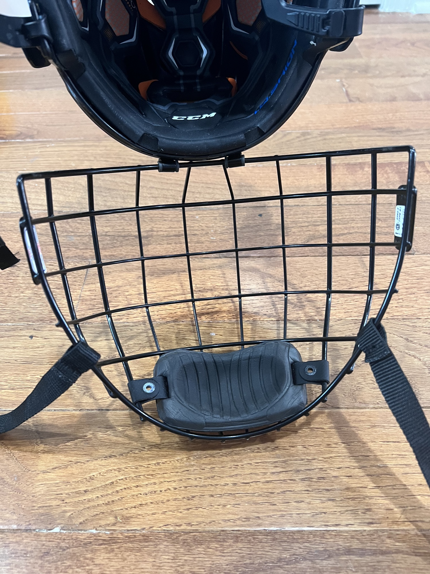 Medium CCM Tacks 710 Helmet With Cage SidelineSwap