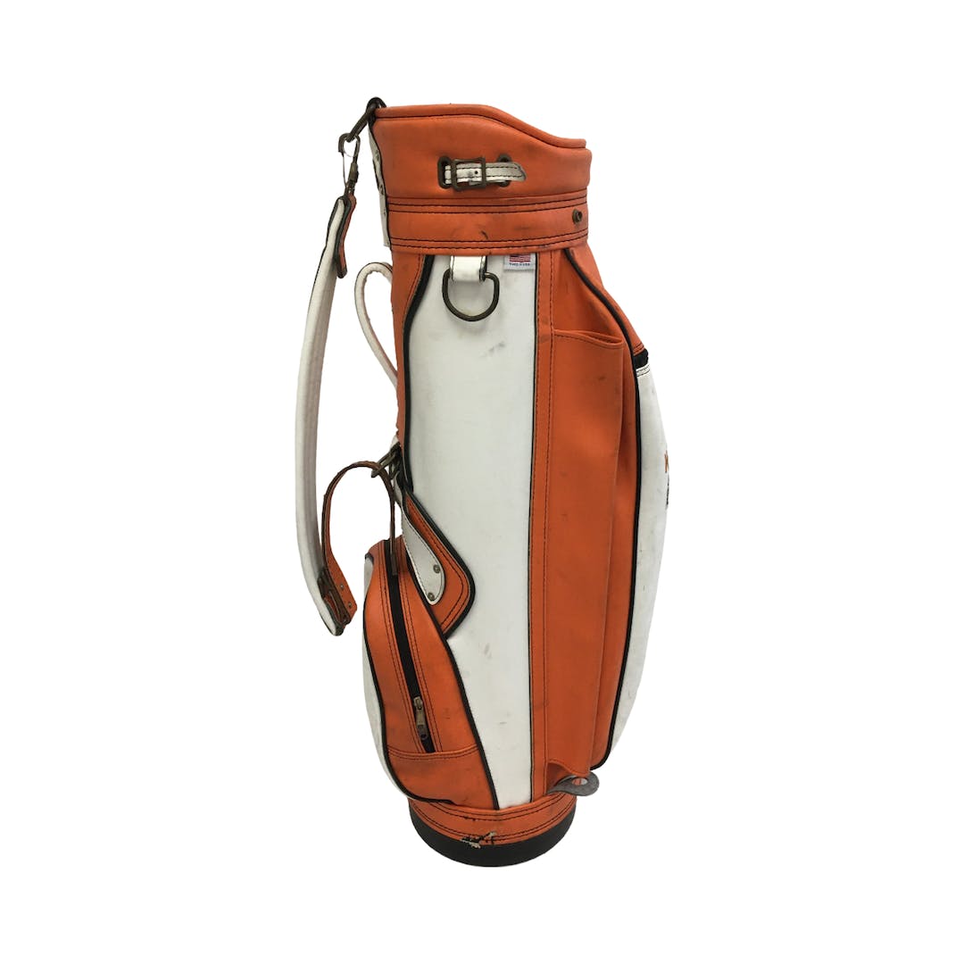 Used Hooters Leather Golf Bag Golf Cart Bags SidelineSwap