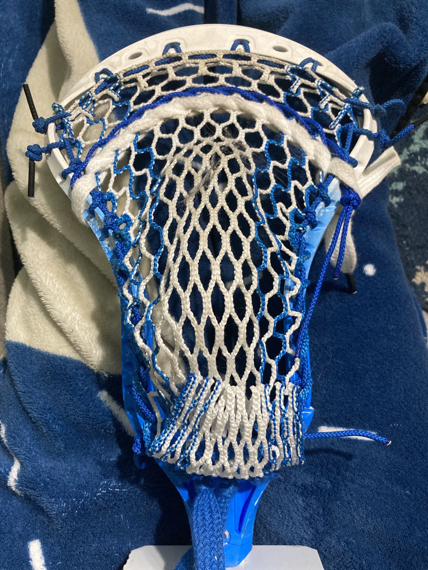 Cracked Custom Adidas Blockade Lacrosse Head SidelineSwap