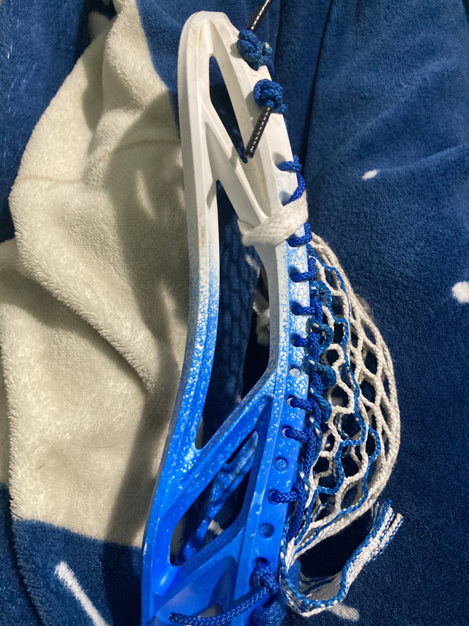 Cracked Custom Adidas Blockade Lacrosse Head SidelineSwap