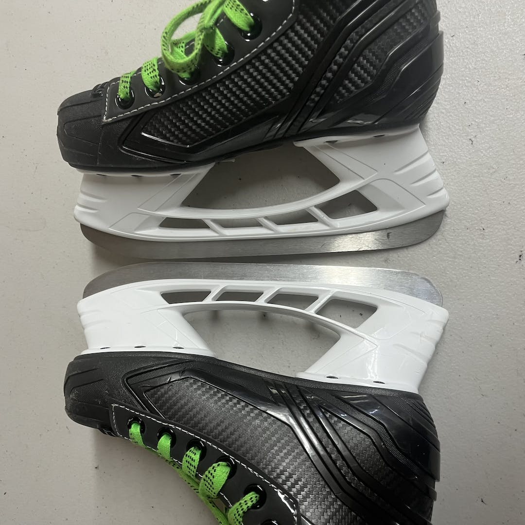 Used Bauer Xls Junior 01 Ice Hockey Skates SidelineSwap