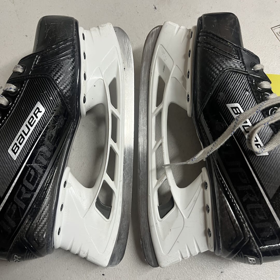 Used Bauer Supreme Comp Senior 5.5 Ice Hockey Skates SidelineSwap