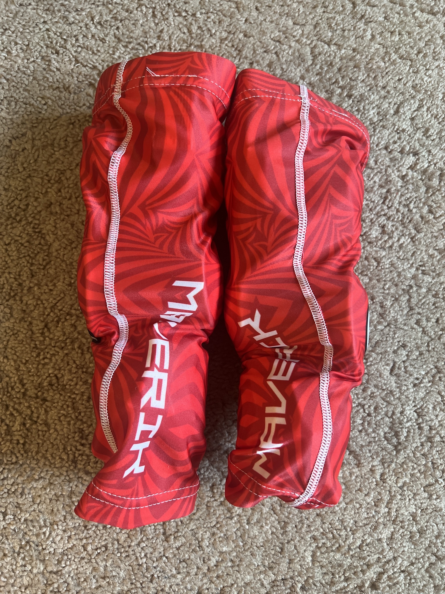 PLL Chaos Mark Glicini Maverik Shift Lacrosse Pads Autograhped