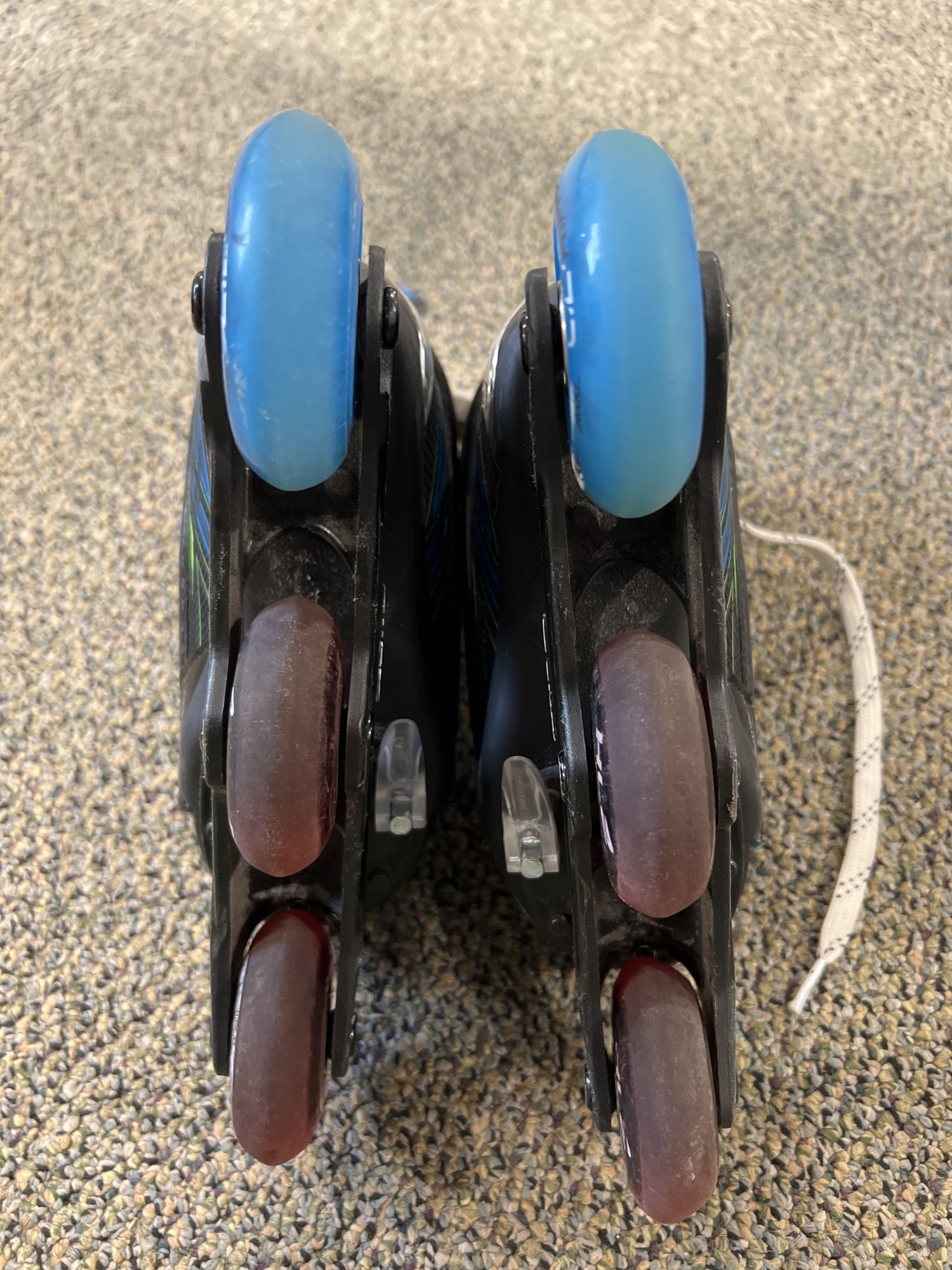 Used Bauer XLP Adjustable Inline Skates 11y1 D&R (Regular) SidelineSwap