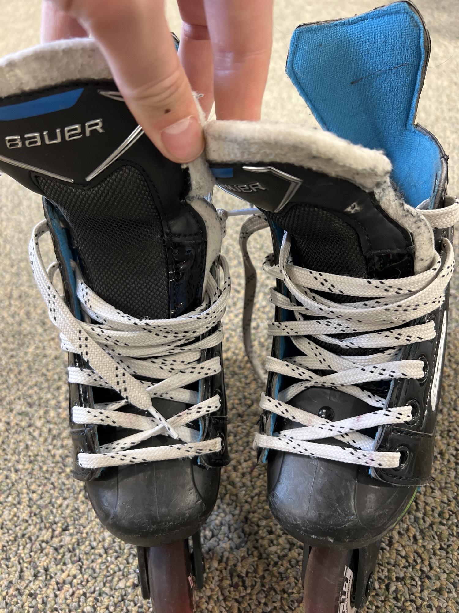 Used Bauer XLP Adjustable Inline Skates 11y1 D&R (Regular) SidelineSwap