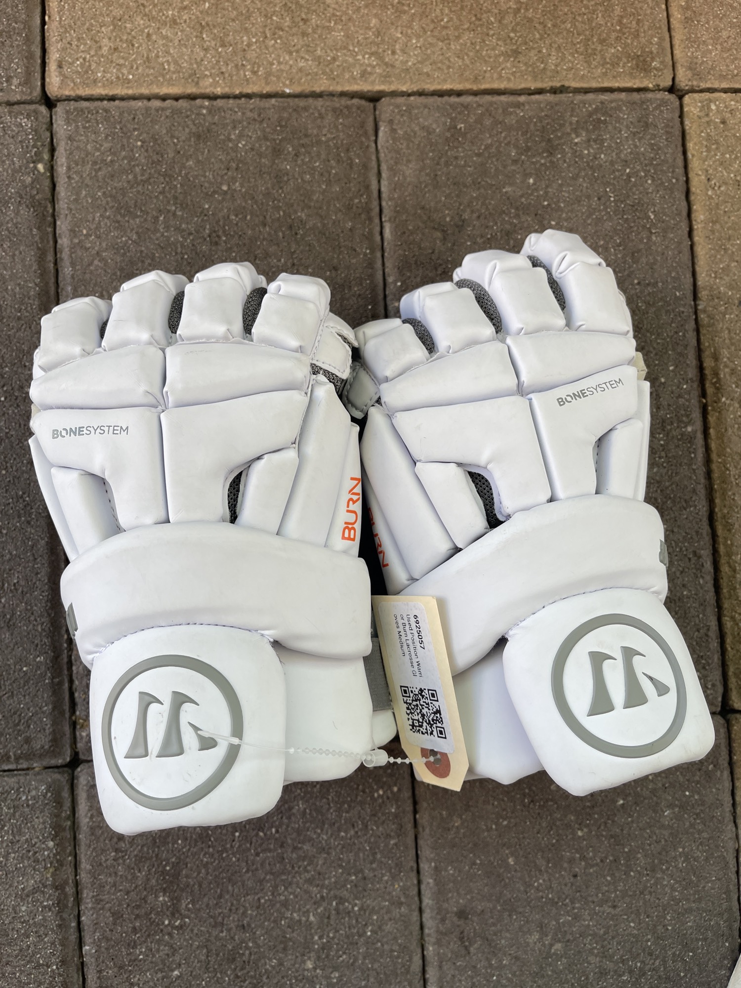 Used Position Warrior Burn Lacrosse Gloves Medium SidelineSwap
