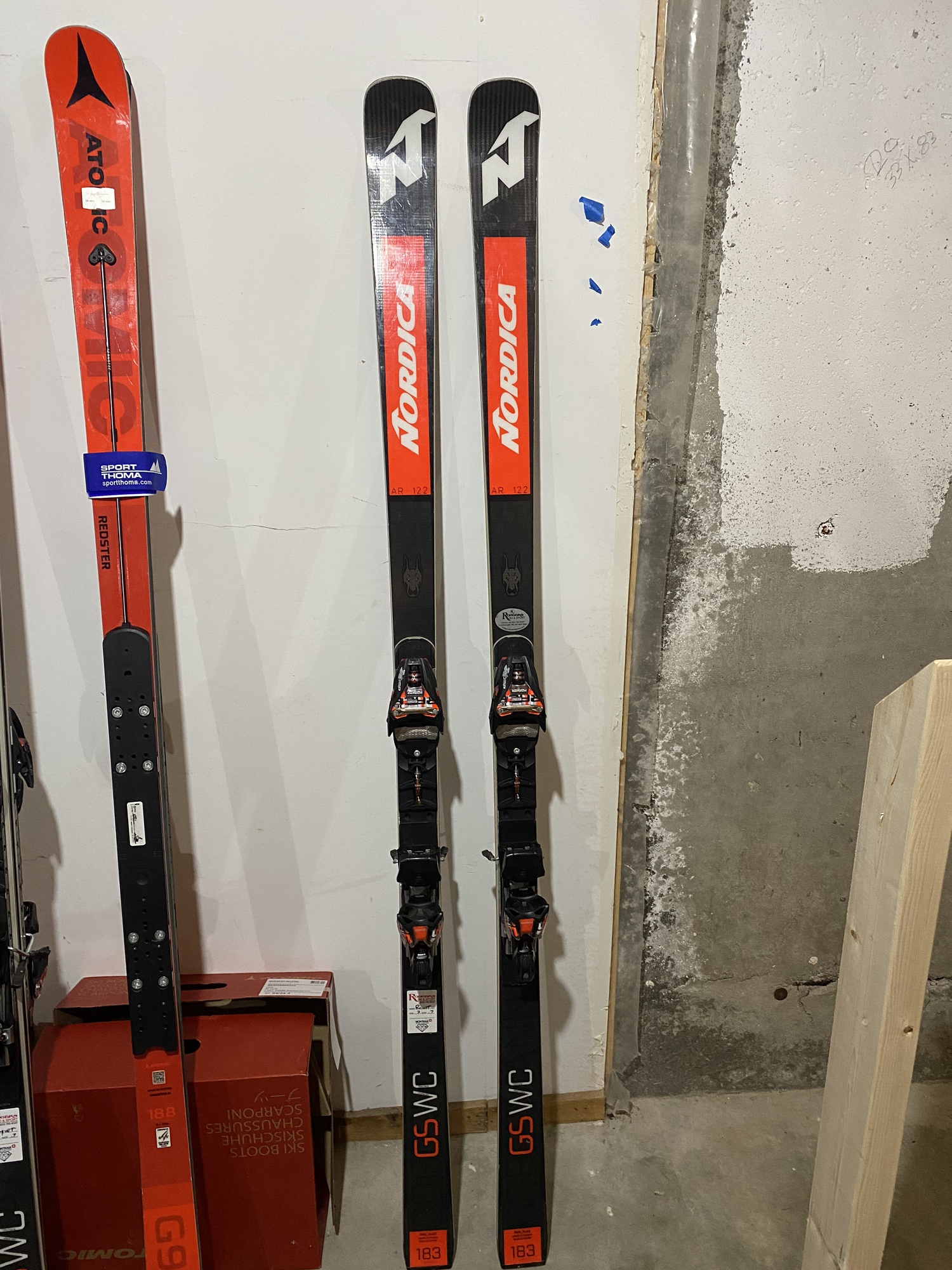 NORDICA　ＧＳＷＣ 178cm 2022 Nordica Dobermann GSWC 178cm Used Demo Skis w Bindings