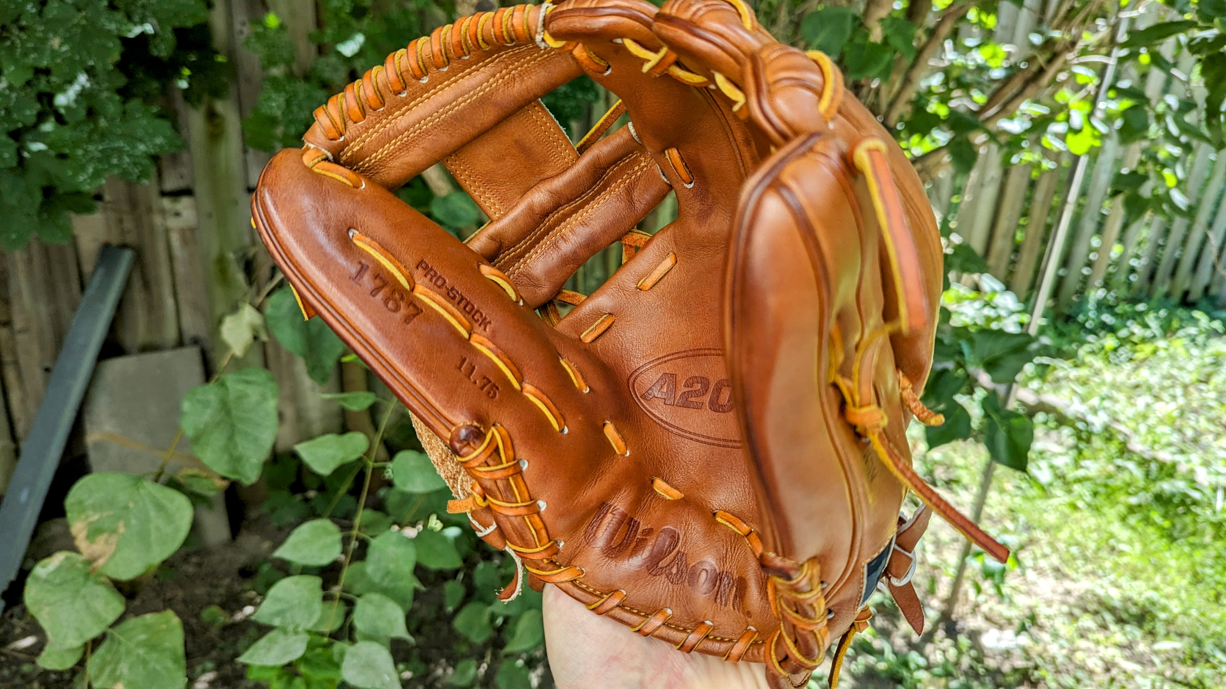 Custom Wilson A2000 1787 Baseball Infield Glove 11.75" SidelineSwap