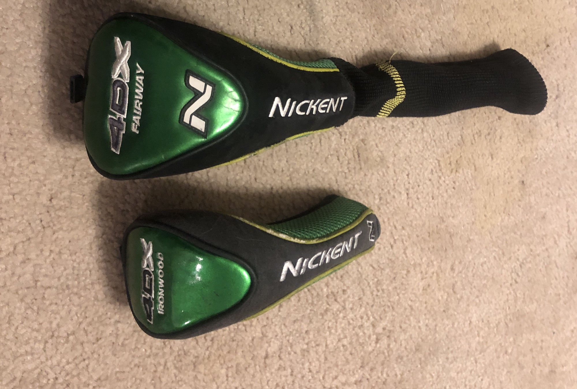 Pair of Nickent 4DX Hybrids 3(19*) & 4(23*) SidelineSwap