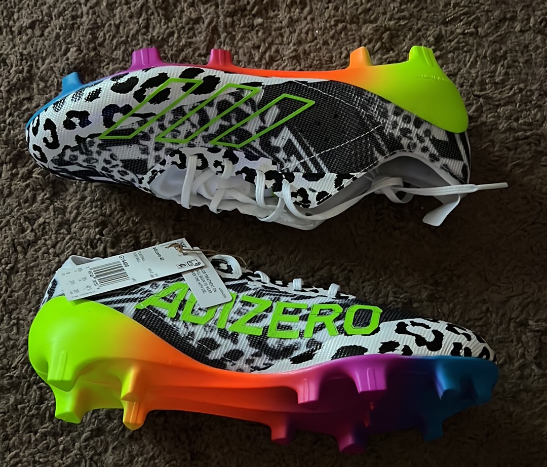 NEW Adidas AdiZero 40 Mismatch Football Cleats GY4488 Size 9