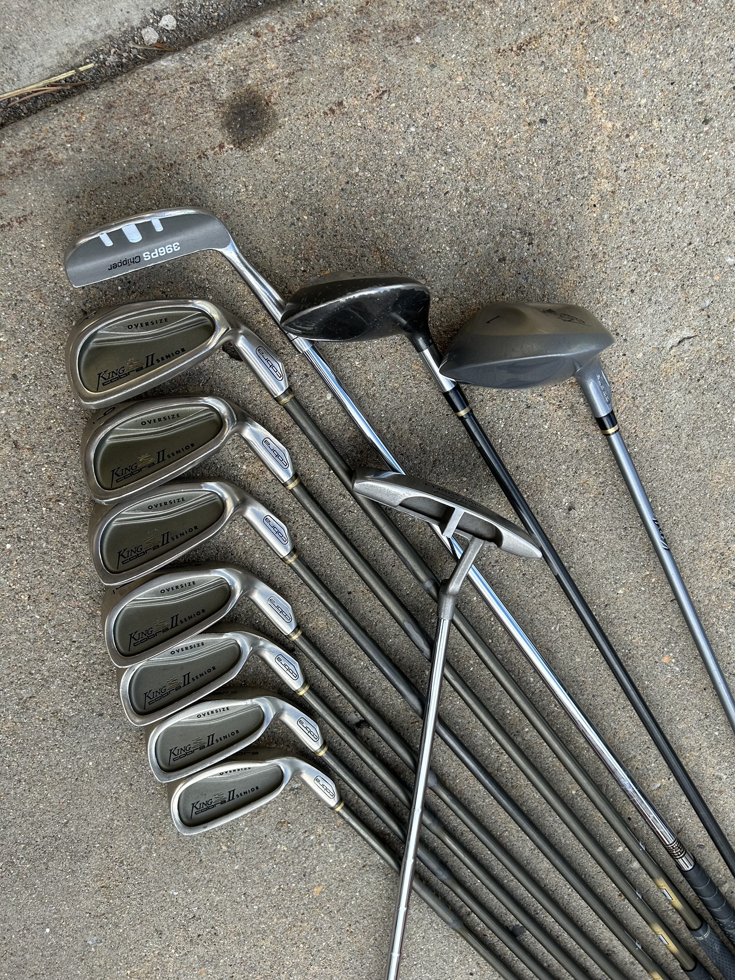 King Cobra clubs/Callaway roller cart bag SidelineSwap