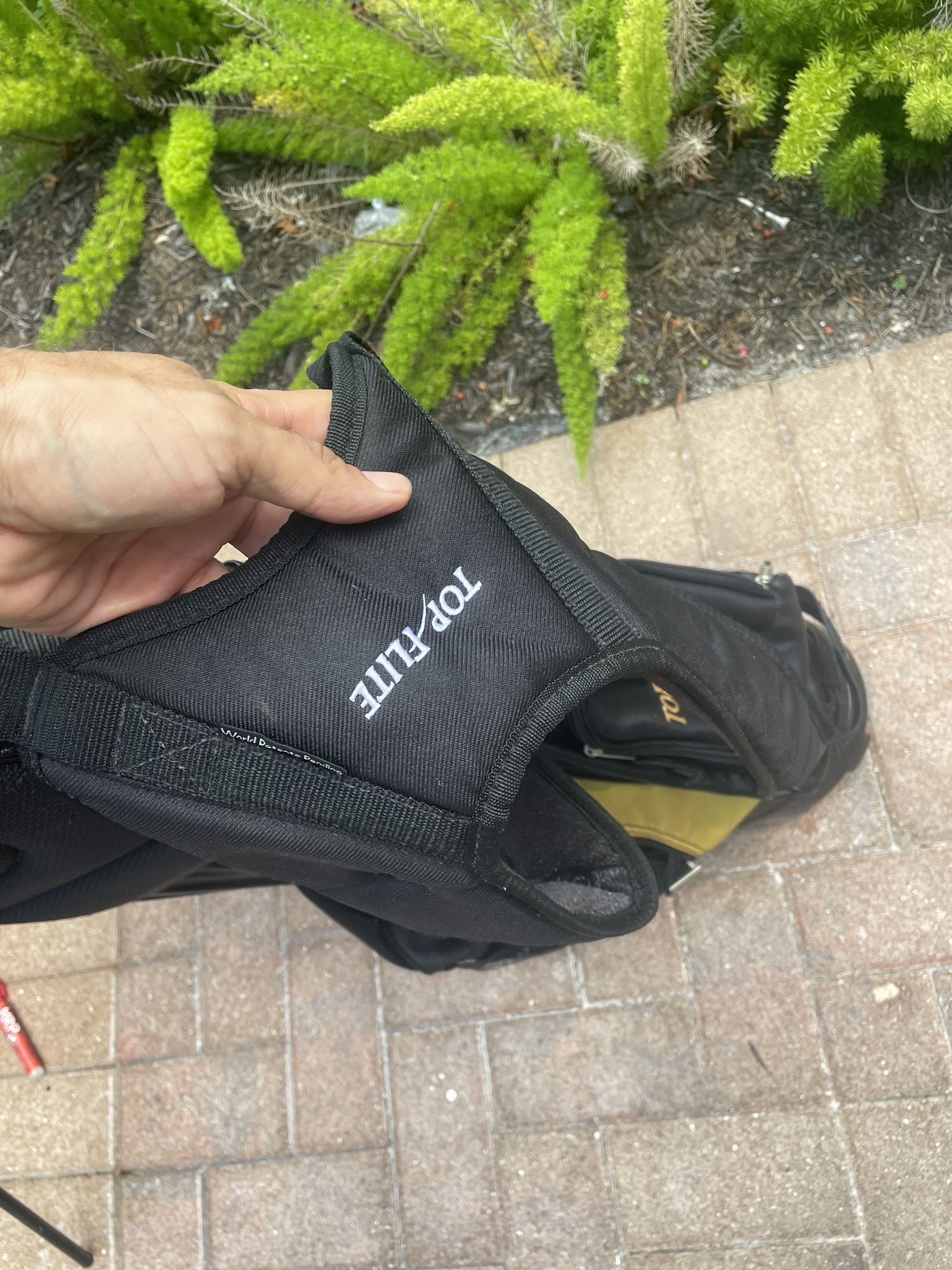 Top flite golf Stand Bag with double shoulder strap , Club dividers