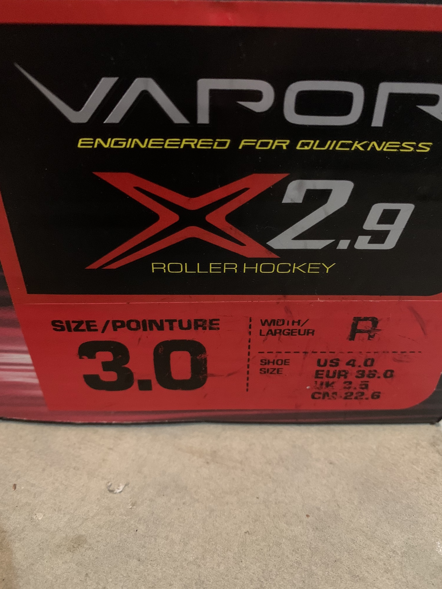 Bauer Vapor X2.9 Roller Hockey Skates SidelineSwap