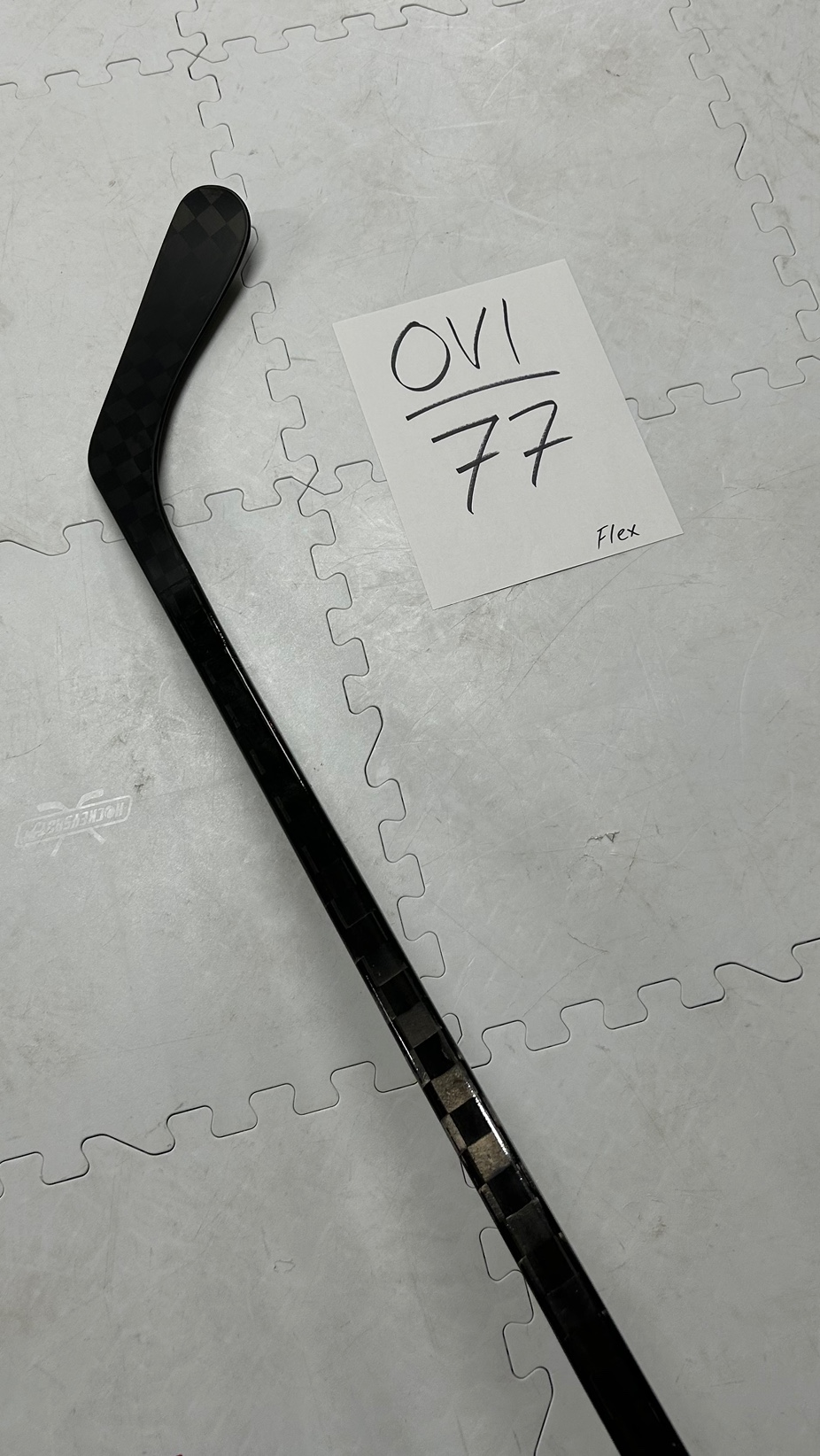 Senior(1x)Right OVI 77 Flex PROBLACKSTOCK Pro Stock Hockey Stick