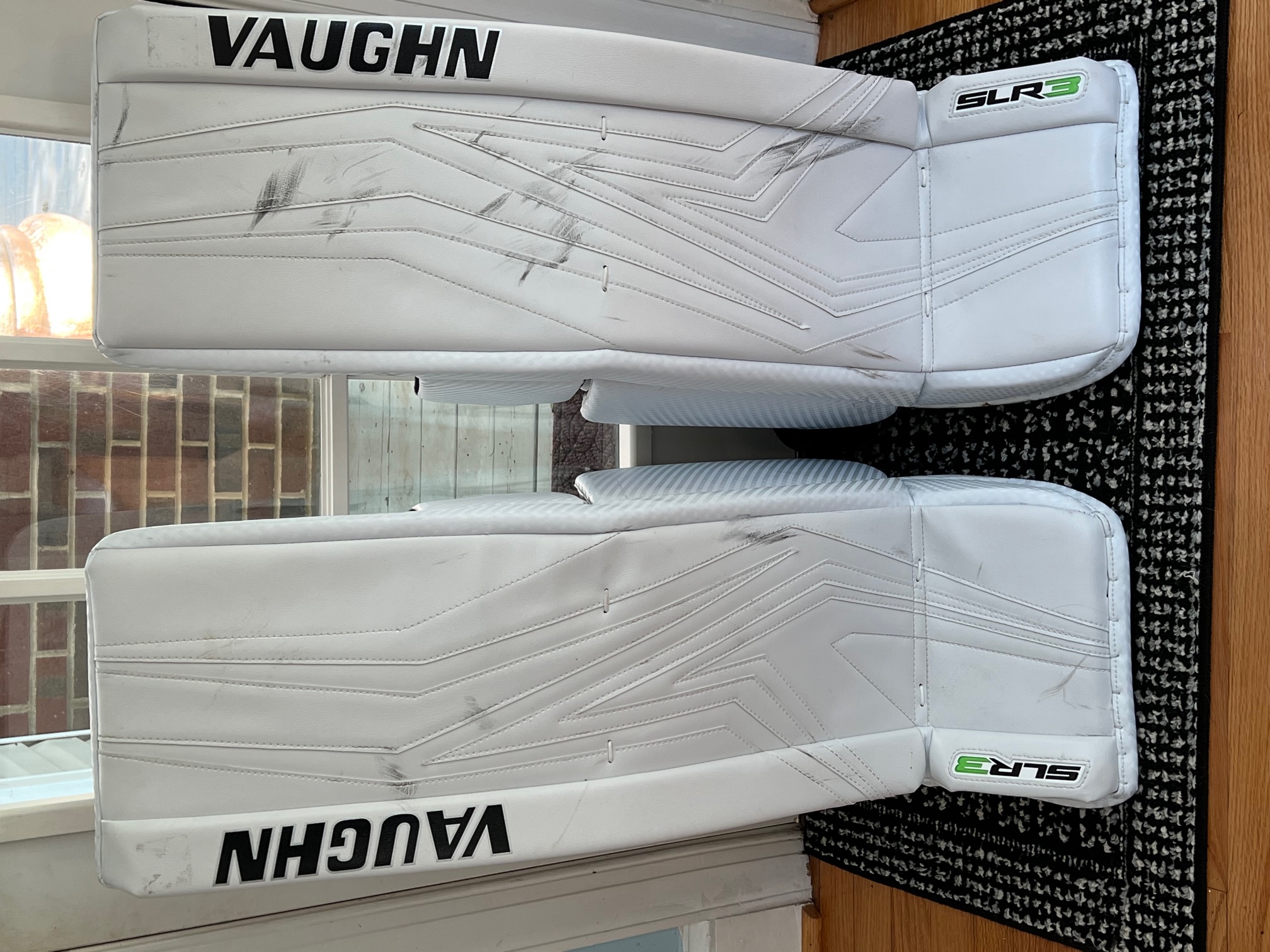 Vaughn Ventus SLR3 Pro Carbon Goalie Leg Pads 35" + 2 Senior, and CCM knee pads SidelineSwap