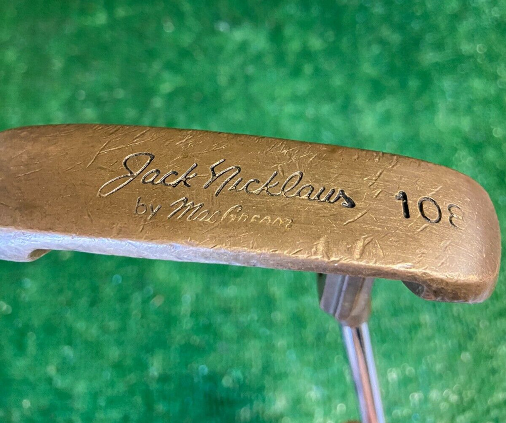 Jack Nicklaus MacGregor 108 Model Brass Putter RH Steel With Good