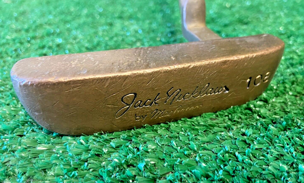 Jack Nicklaus MacGregor 108 Model Brass Putter RH Steel With Good