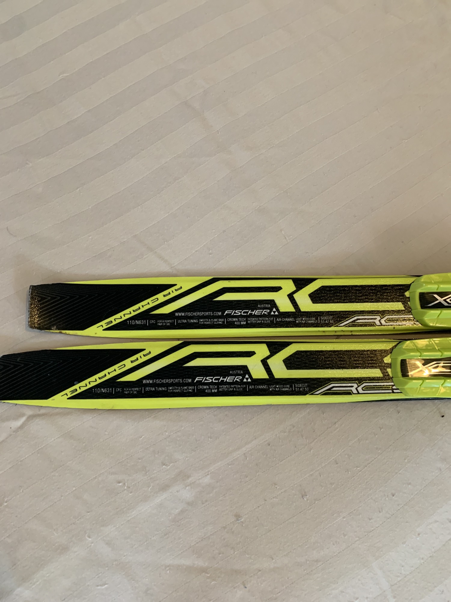 Used Junior Fischer RCS Sprint (110cm) Cross Country Skis Yes