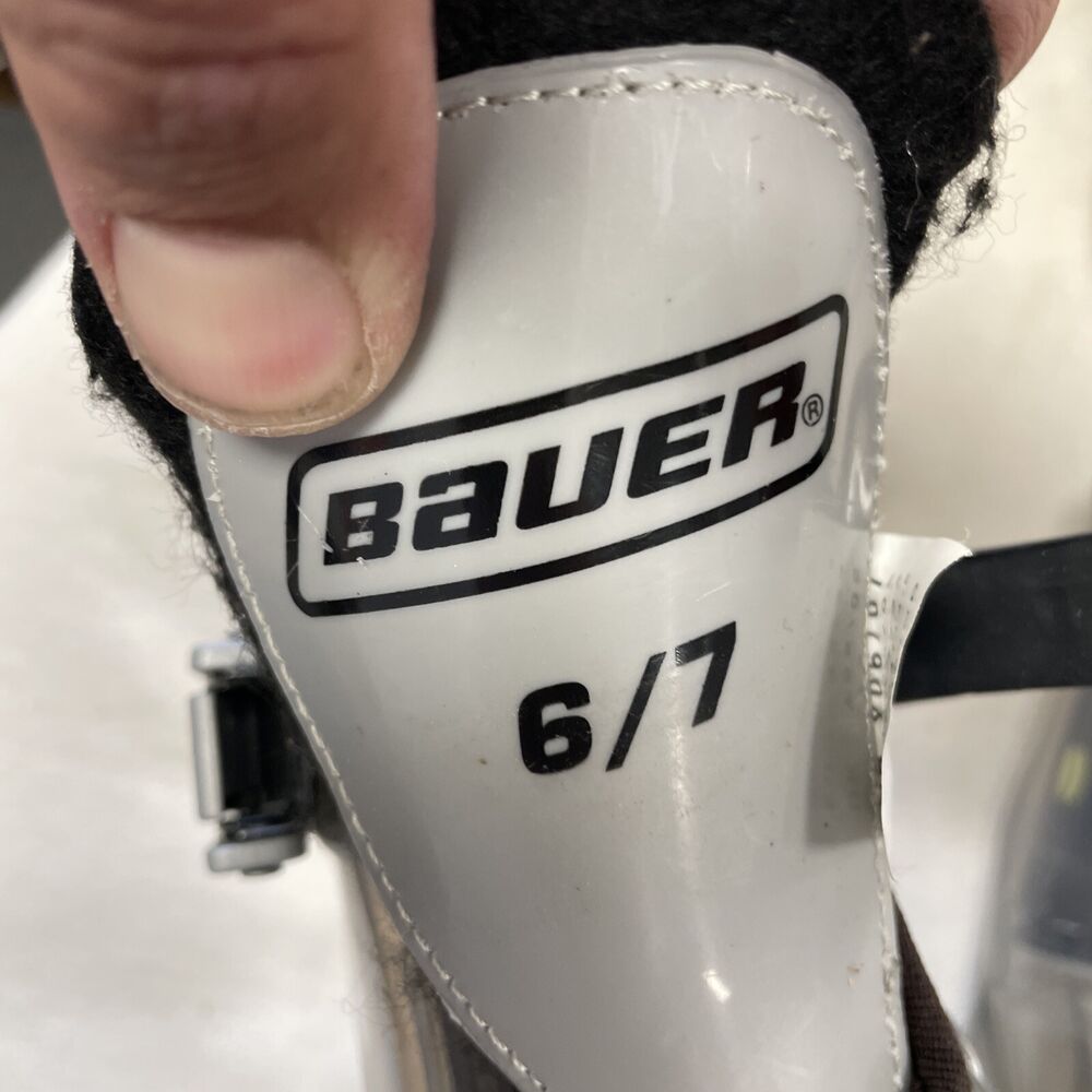 YOUTH SIZE 6/7 BAUER LIL CHAMP ICE HOCKEY SKATES SidelineSwap