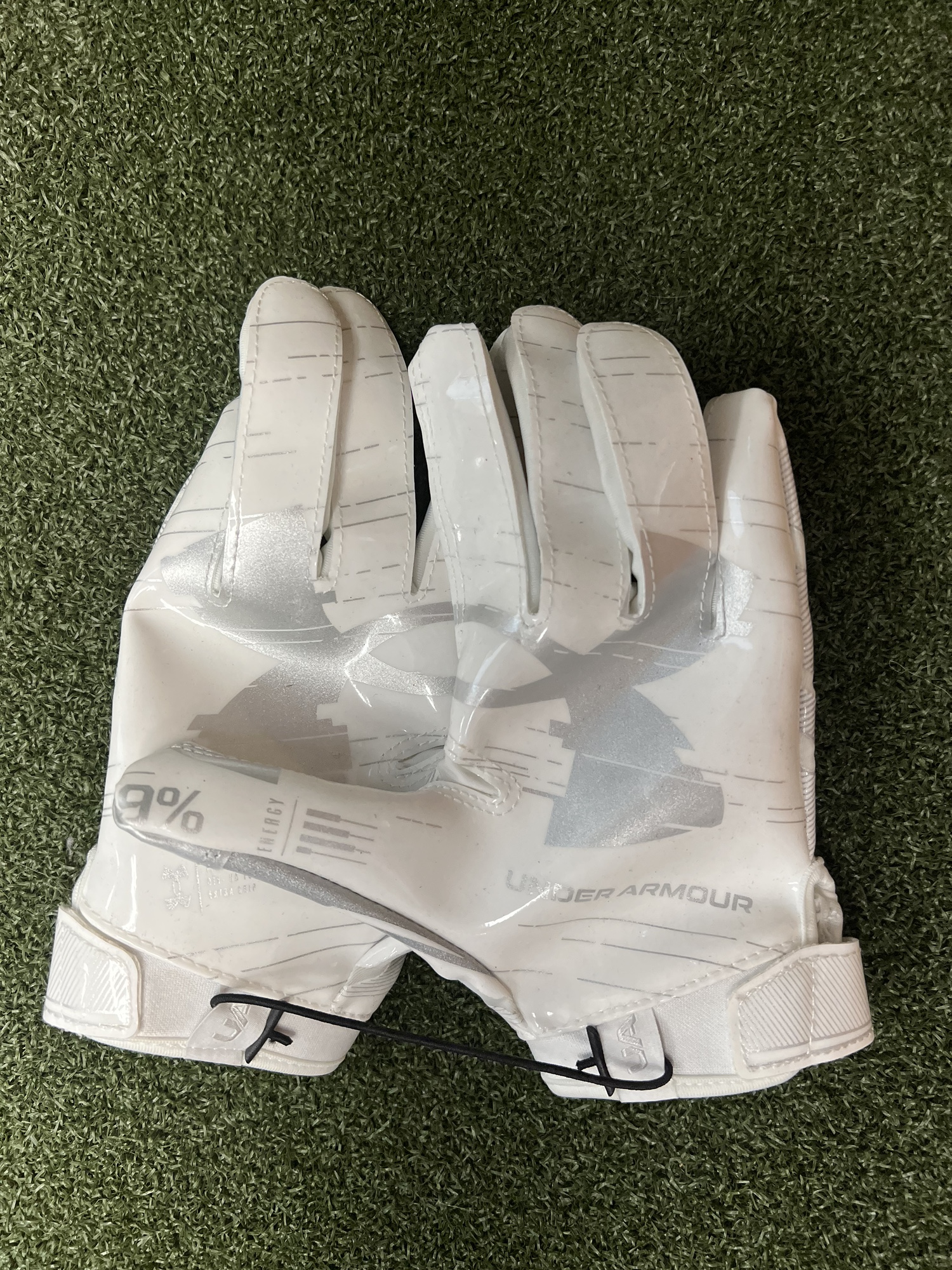 off white football gloves