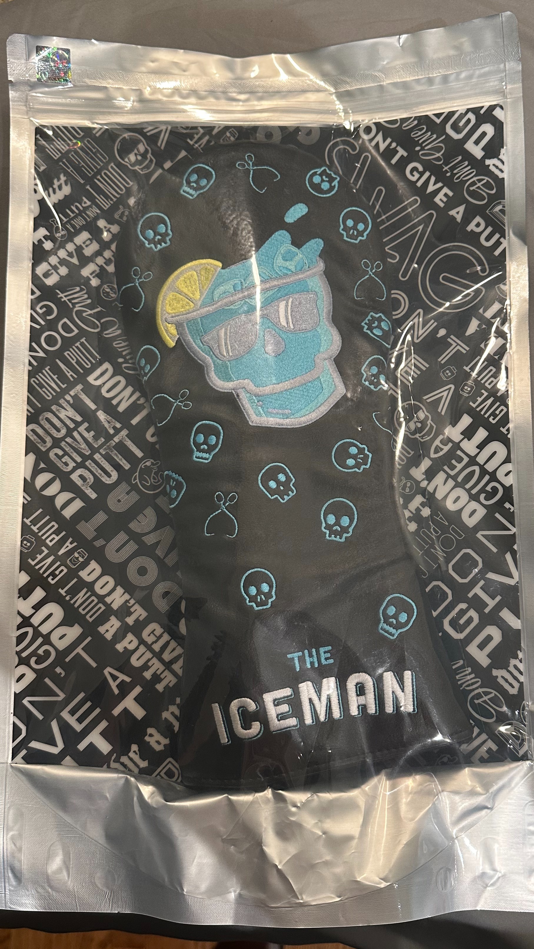 ULTRA RARE SWAG Golf Driver Headcover The Iceman BMW Championship (1