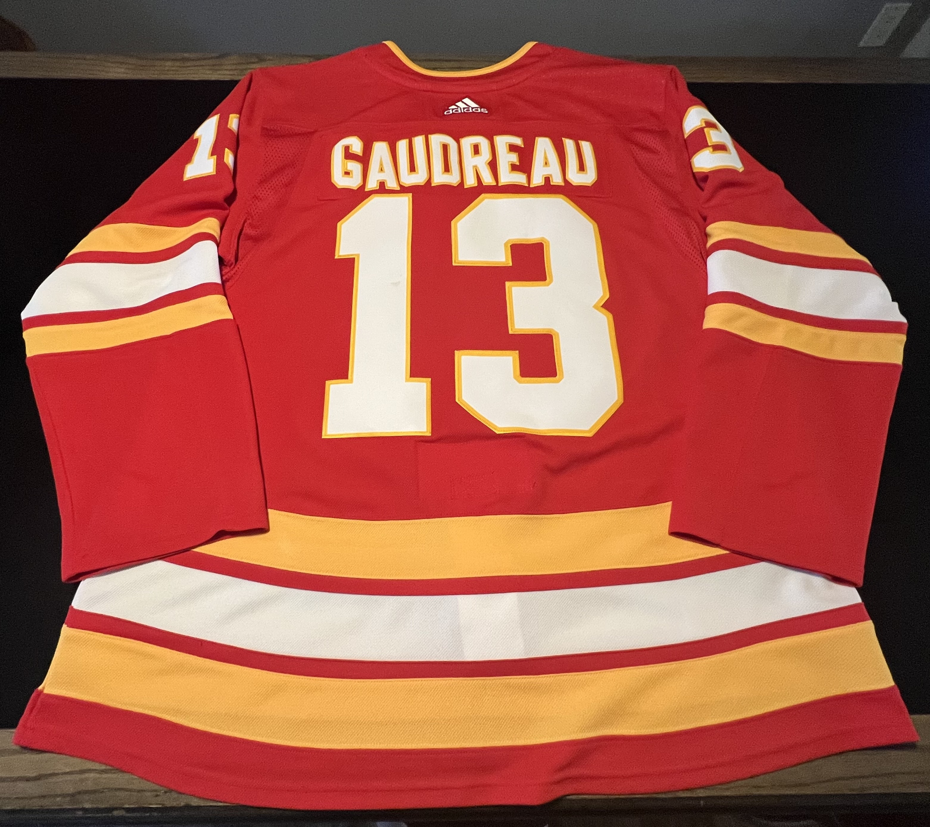 Johnny Gaudreau Calgary Flames Home Jersey Size 56 SidelineSwap