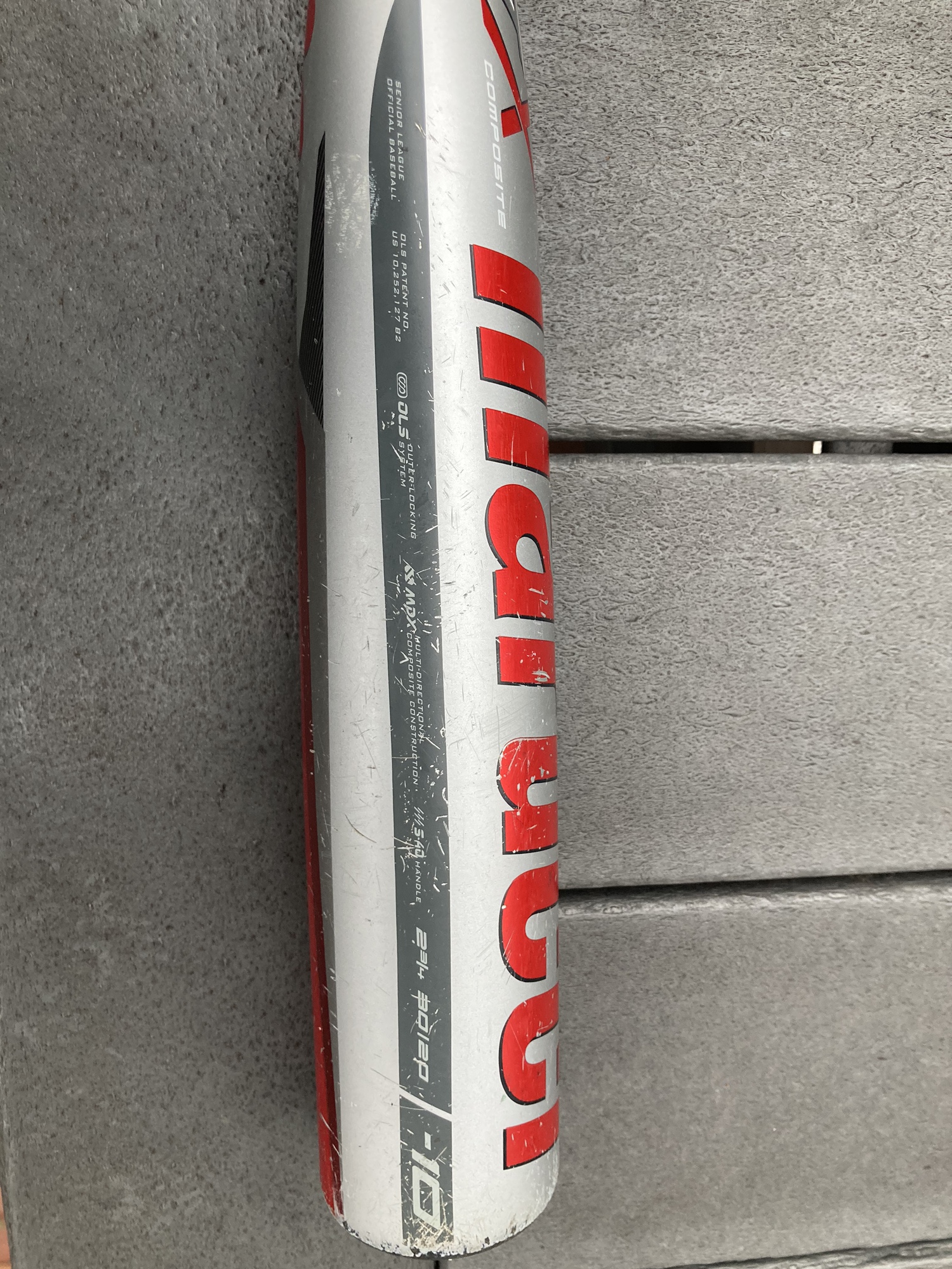 Used USSSA Certified 2022 Marucci Composite CAT X Composite Bat (10