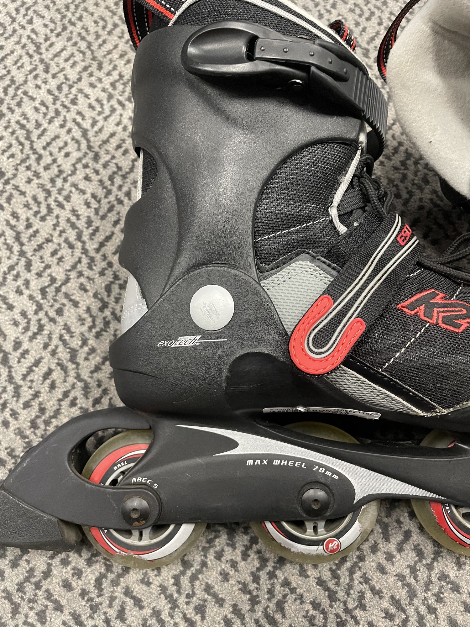 Used K2 Escape Size 11 Inline Skates SidelineSwap