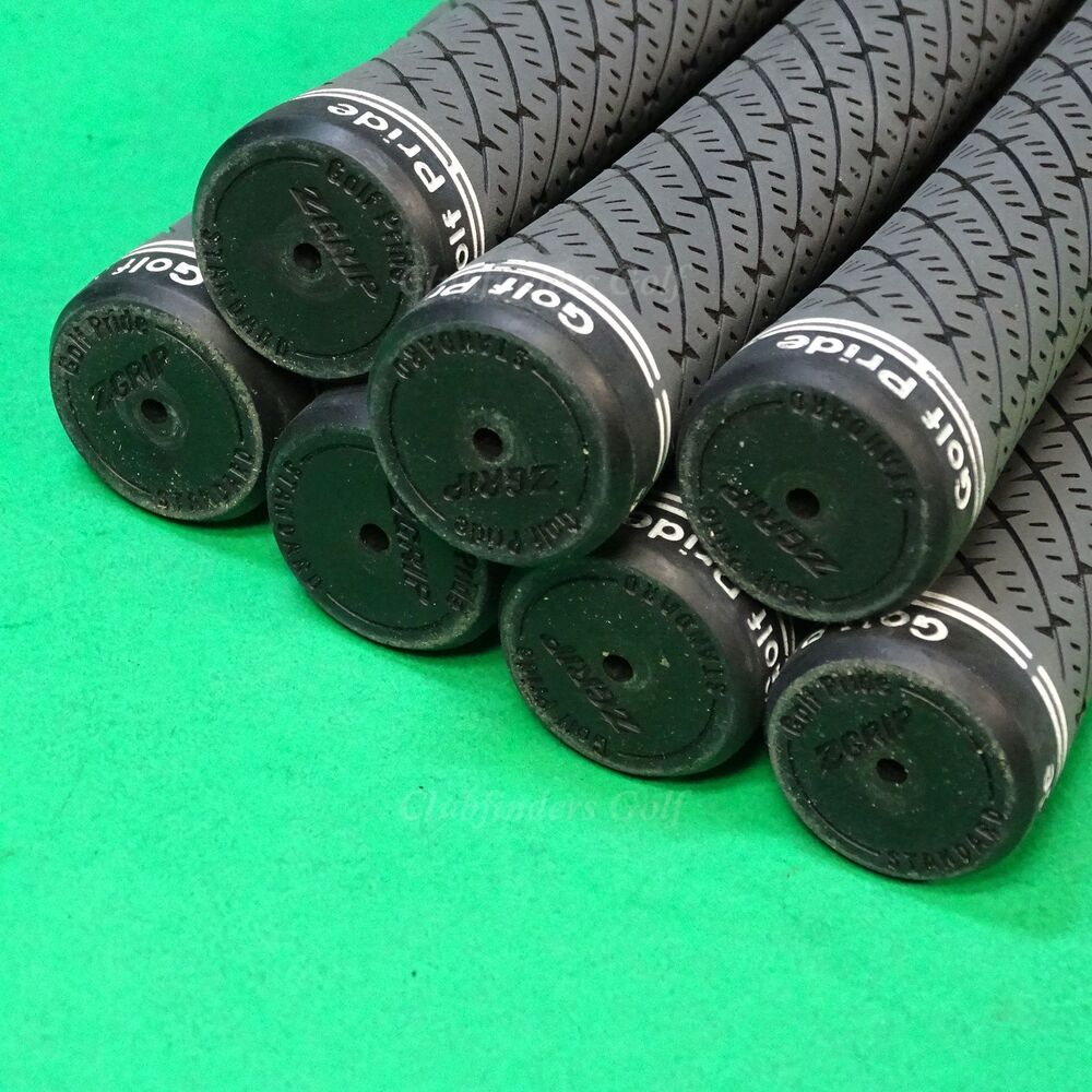 TaylorMade Golf Pride ZGrip Grey Standard Pulled Iron/Wood Grips LOT