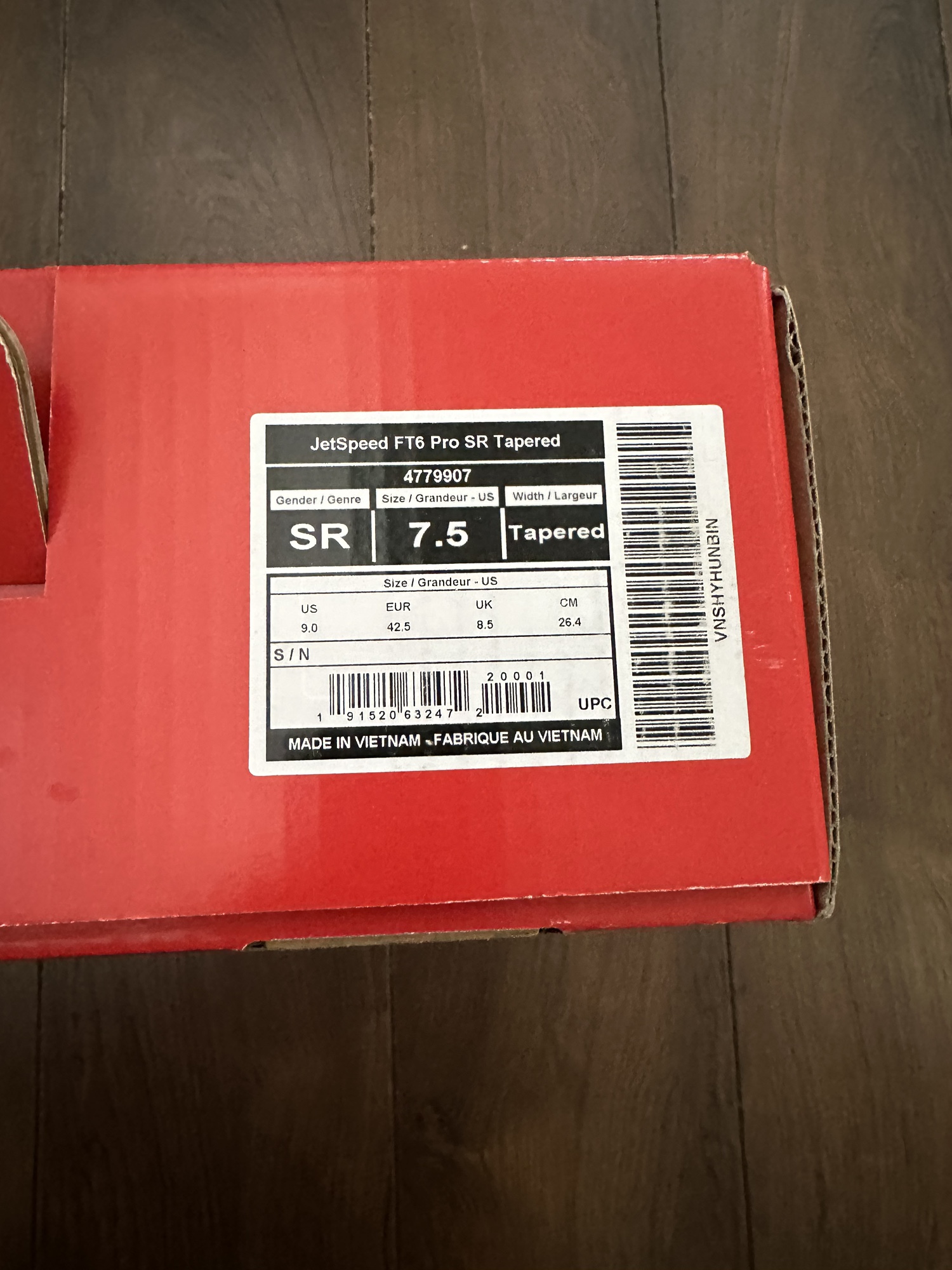 New CCM Size 7.5 JetSpeed FT6 Pro Hockey Skates SidelineSwap