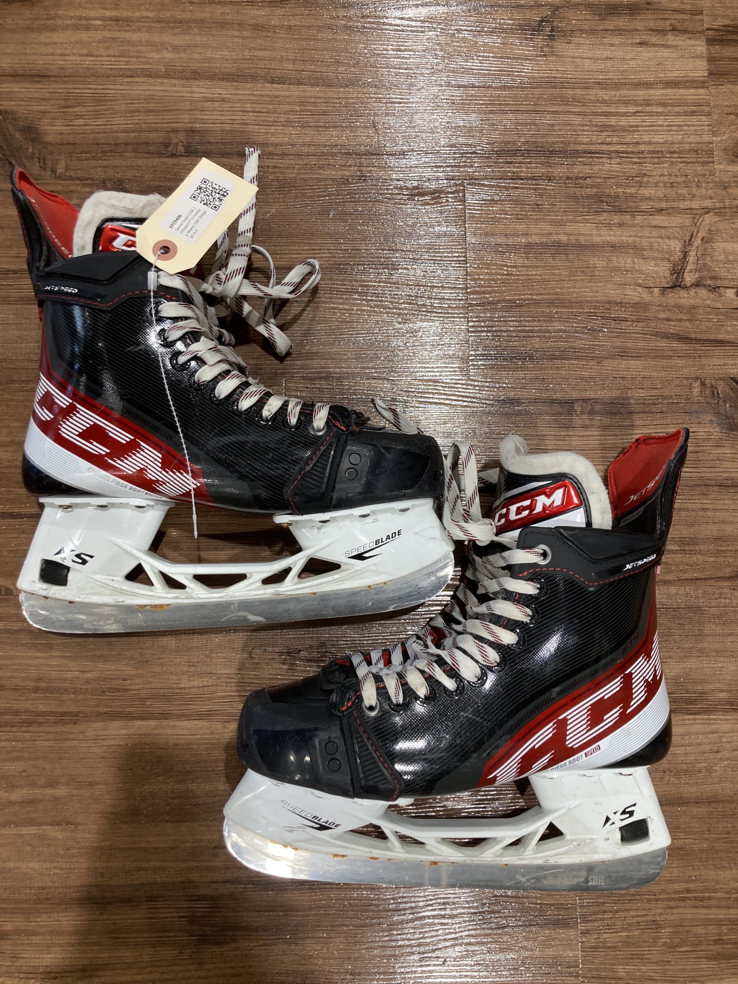 Intermediate Used CCM JetSpeed FT4 Hockey Skates D&R (Regular) 6.0
