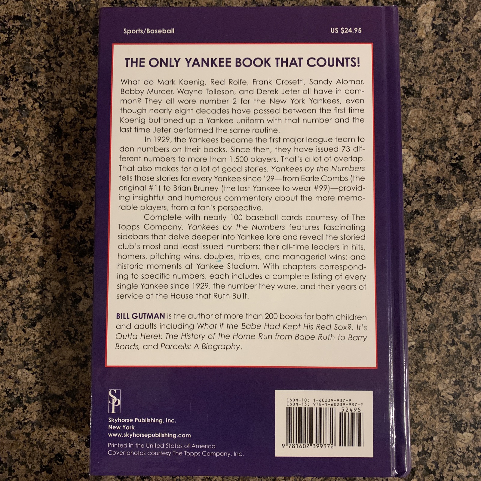 Yankees by the numbers book sidelineswap