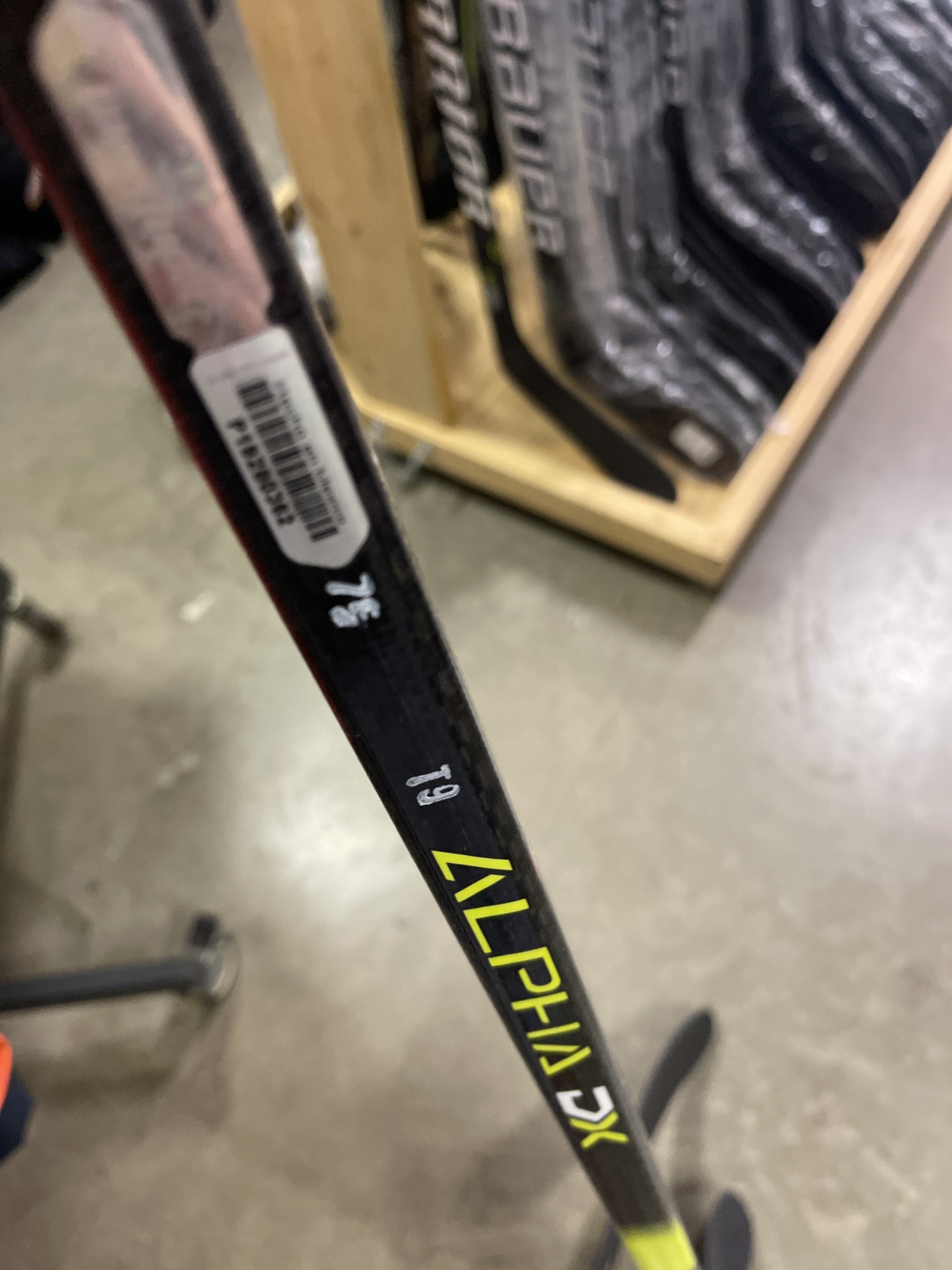TWO PACK Senior Left Hand Pro Stock P46 75 Flex Alpha DX Hockey Stick SidelineSwap