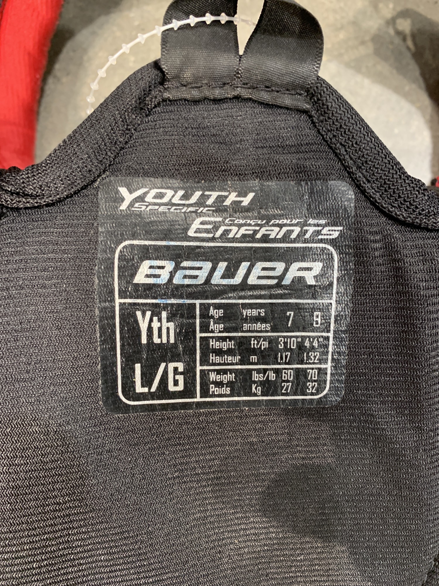 Youth Used Large Bauer NSX Shoulder Pads SidelineSwap