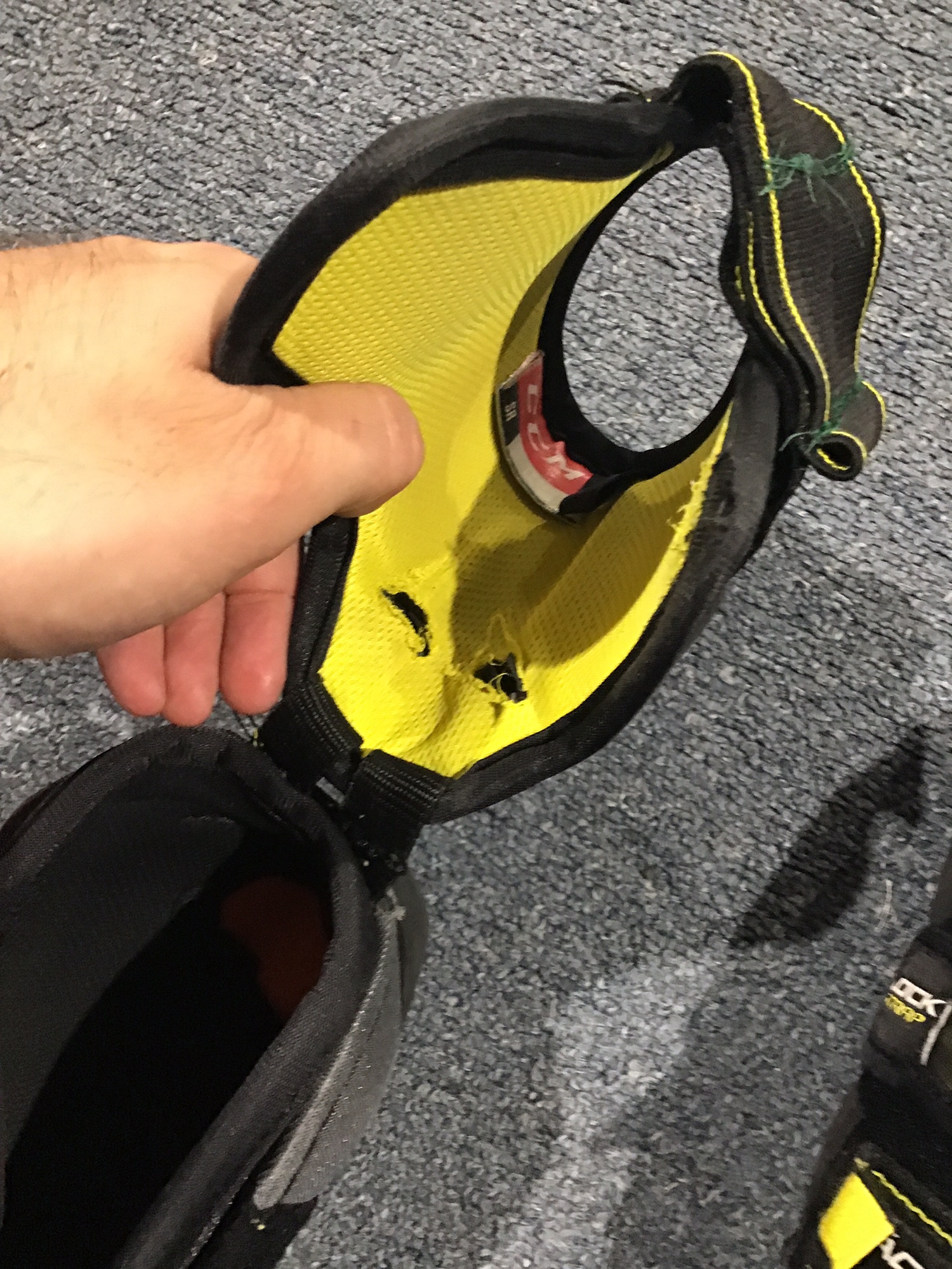 Used CCM Tacks 9080 Pro Stock Elbow Pads Large SidelineSwap