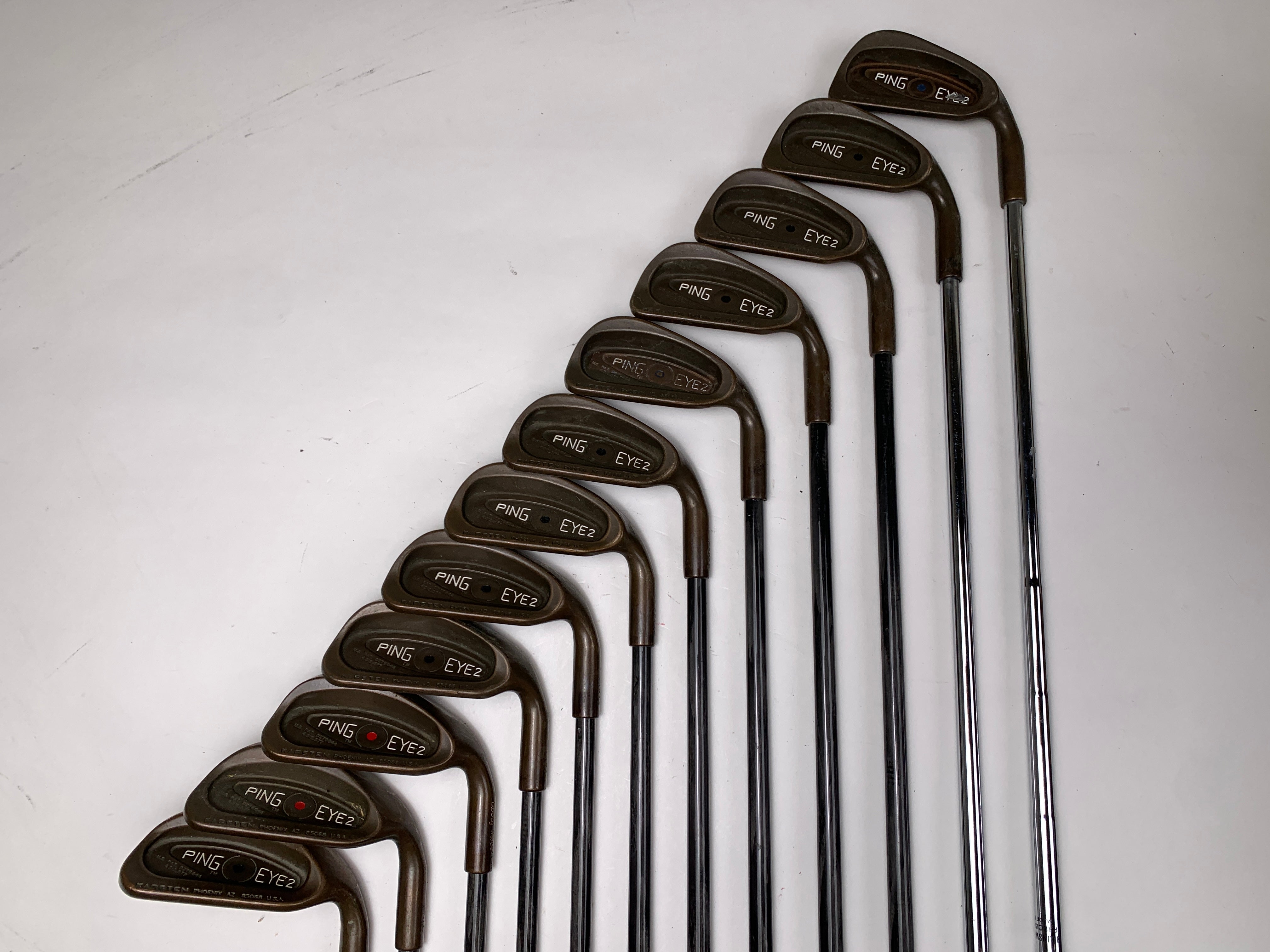 Ping Eye 2 Beryllium Copper Iron Set 1PW+SW+LW Black Dot EZ2000 Stiff
