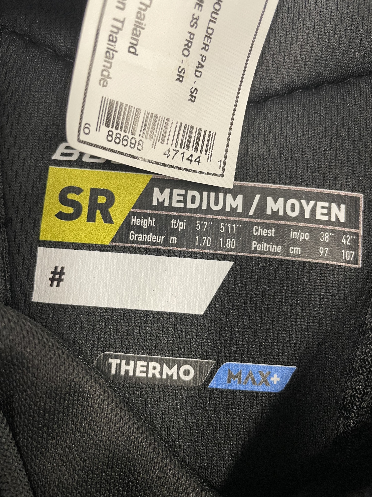 Bauer Supreme 3S Pro Senior Medium Shoulder Pads SidelineSwap