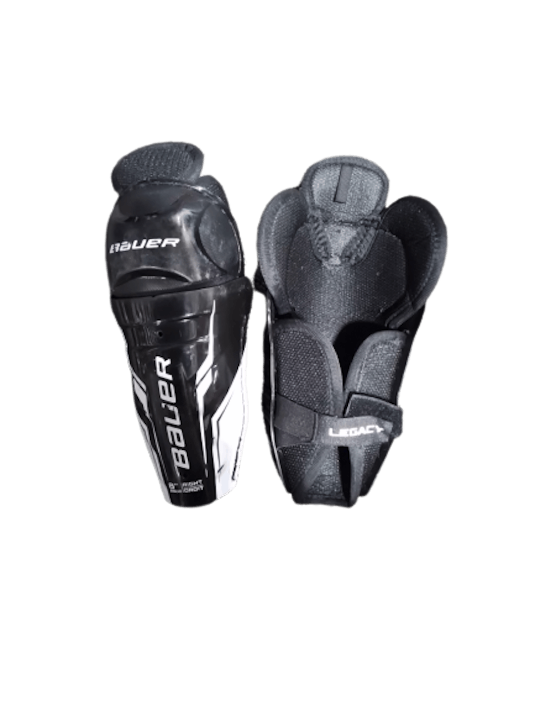 Used Bauer Legacy 8" Hockey Shin Guards SidelineSwap