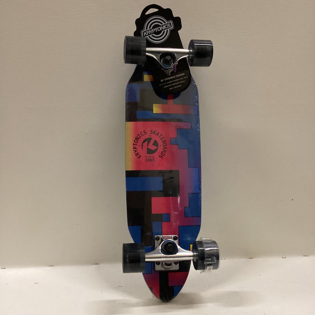 Used Kryptonics 26 Cutaway Cruiser Long Complete Skateboards SidelineSwap