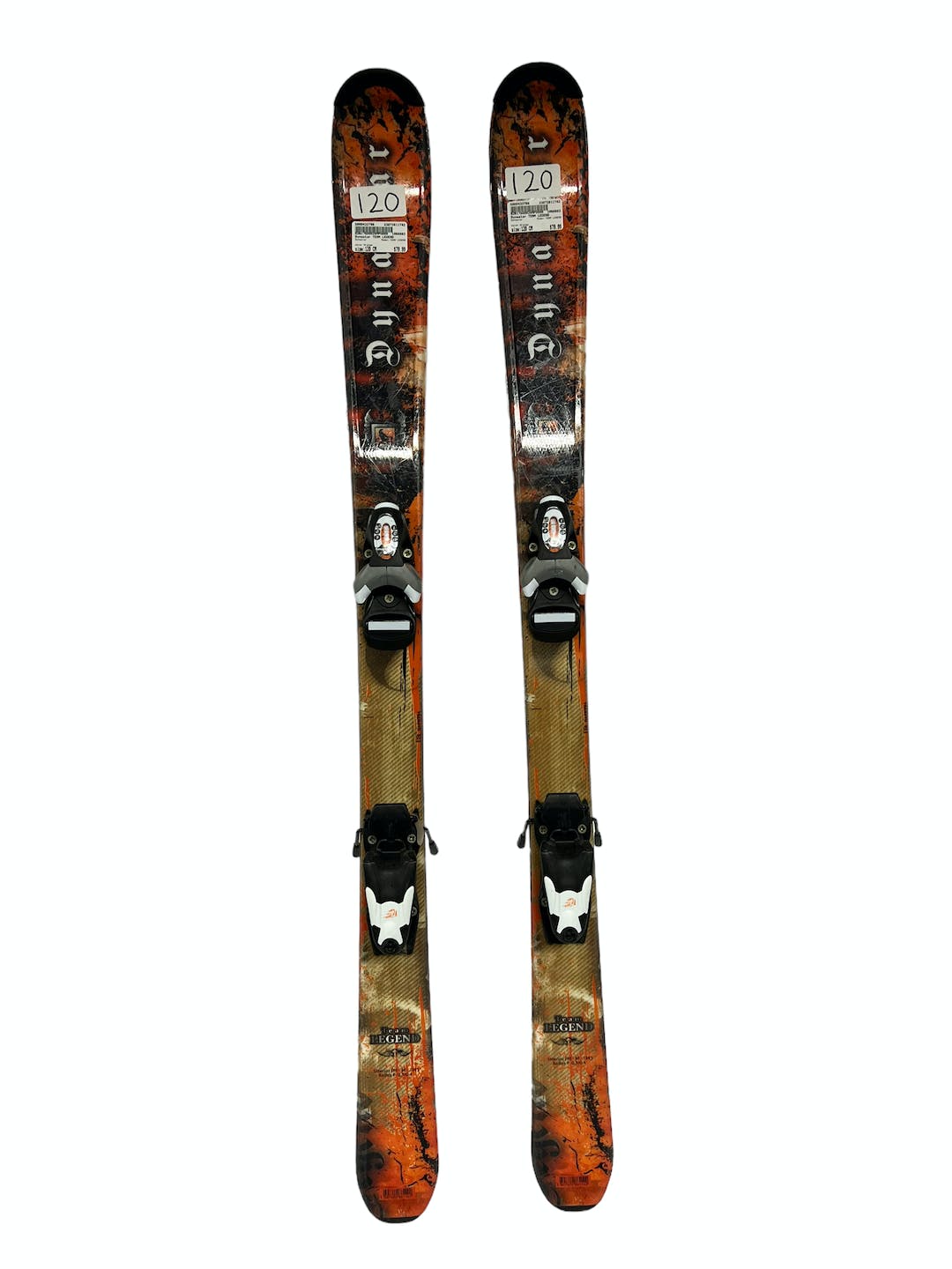 Used Dynastar Team Legend 120 Cm Junior Downhill Ski Combo SidelineSwap