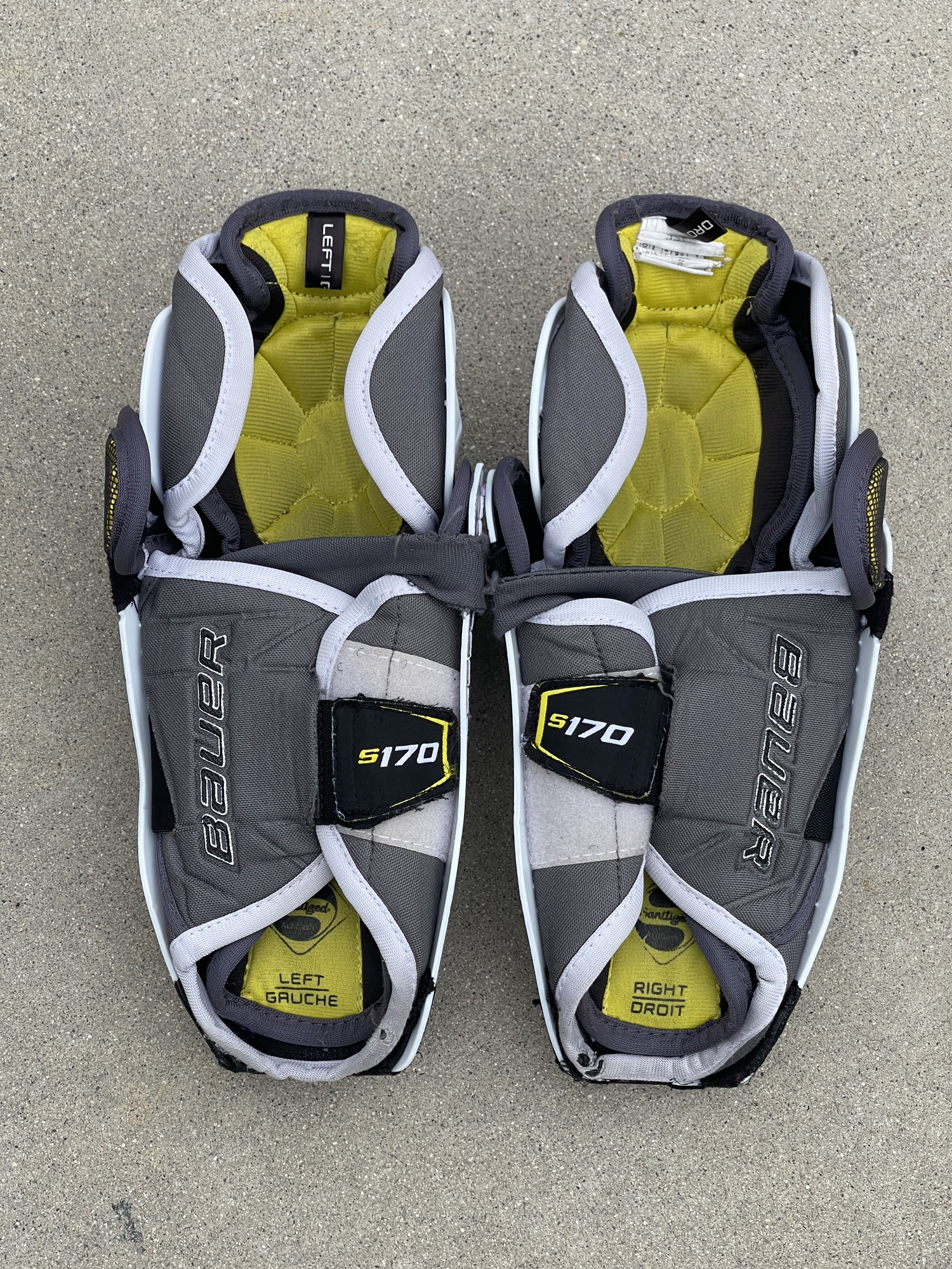 Used Bauer Supreme S170 Shin Pads 11" SidelineSwap