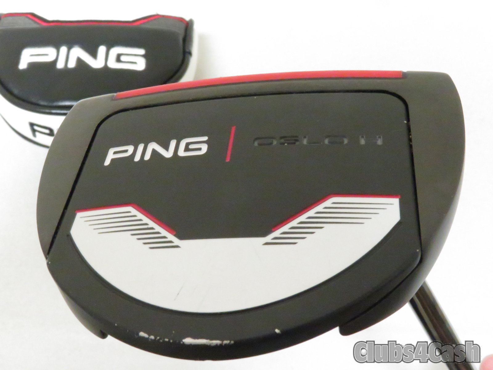 PING 2021 Oslo H Mallet Putter Black Dot 35" Fixed +Cover SidelineSwap