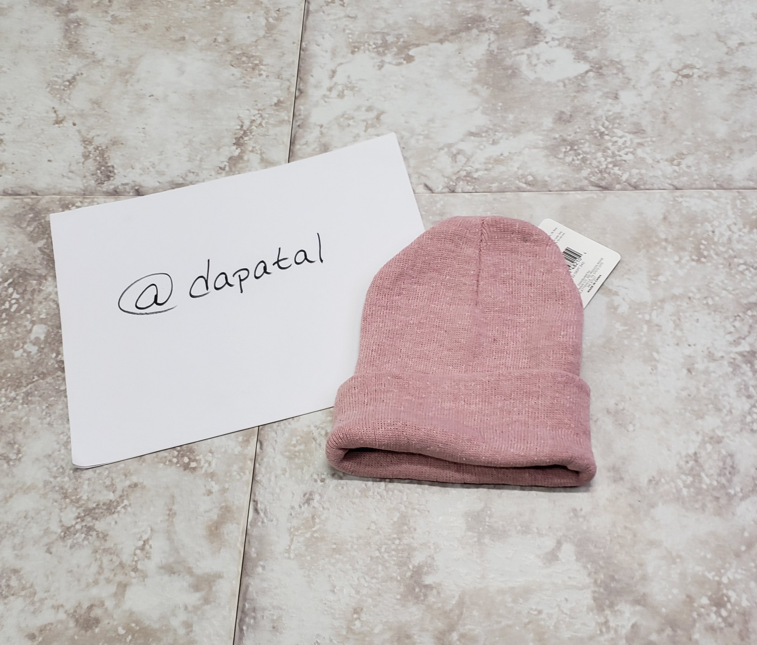 Adult Basic Beanie Cap Hat Mauve One Size Solid Color Tight Knit